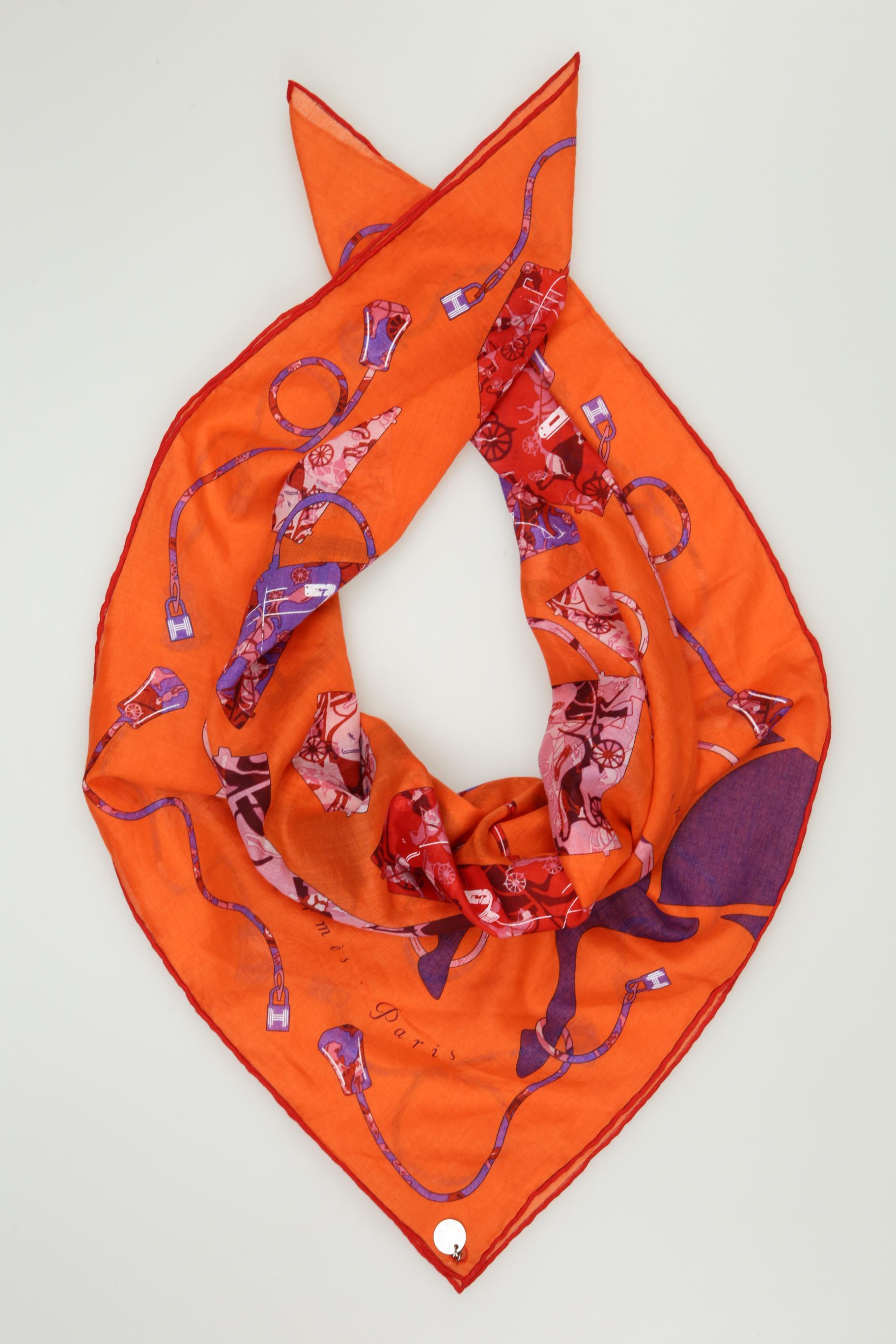 

Hermes Damen Schal, orange, Gr.