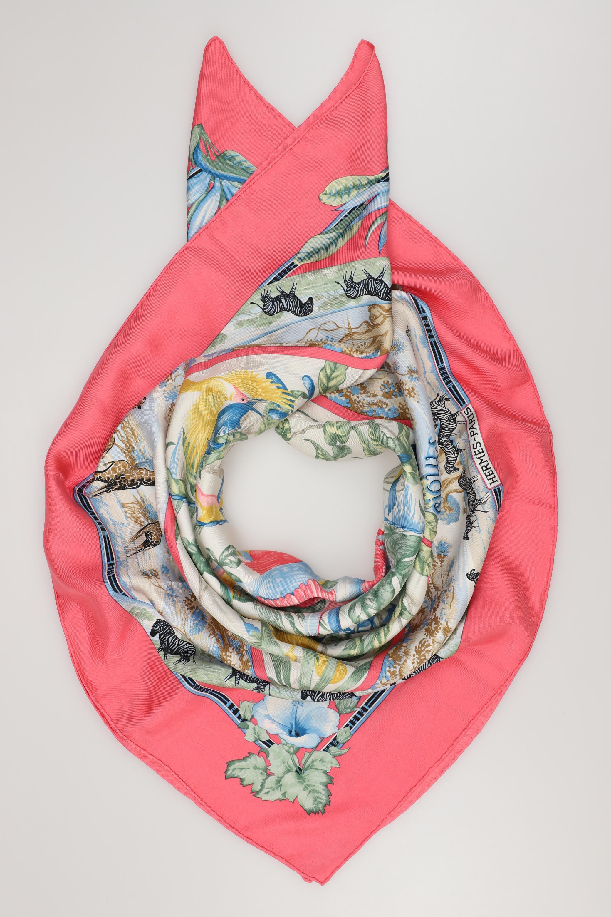 

Hermes Damen Schal, mehrfarbig, Gr.