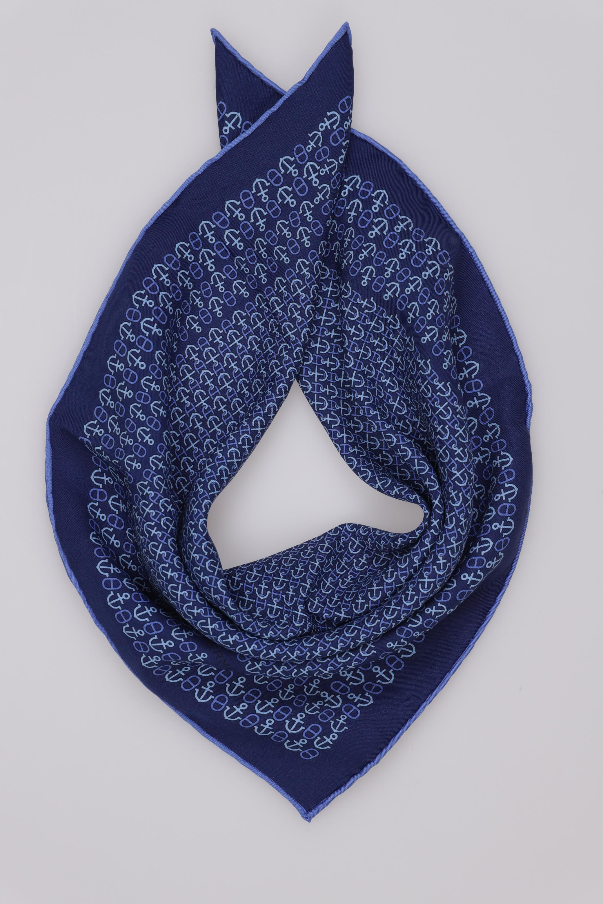 

Hermes Damen Schal, blau, Gr.