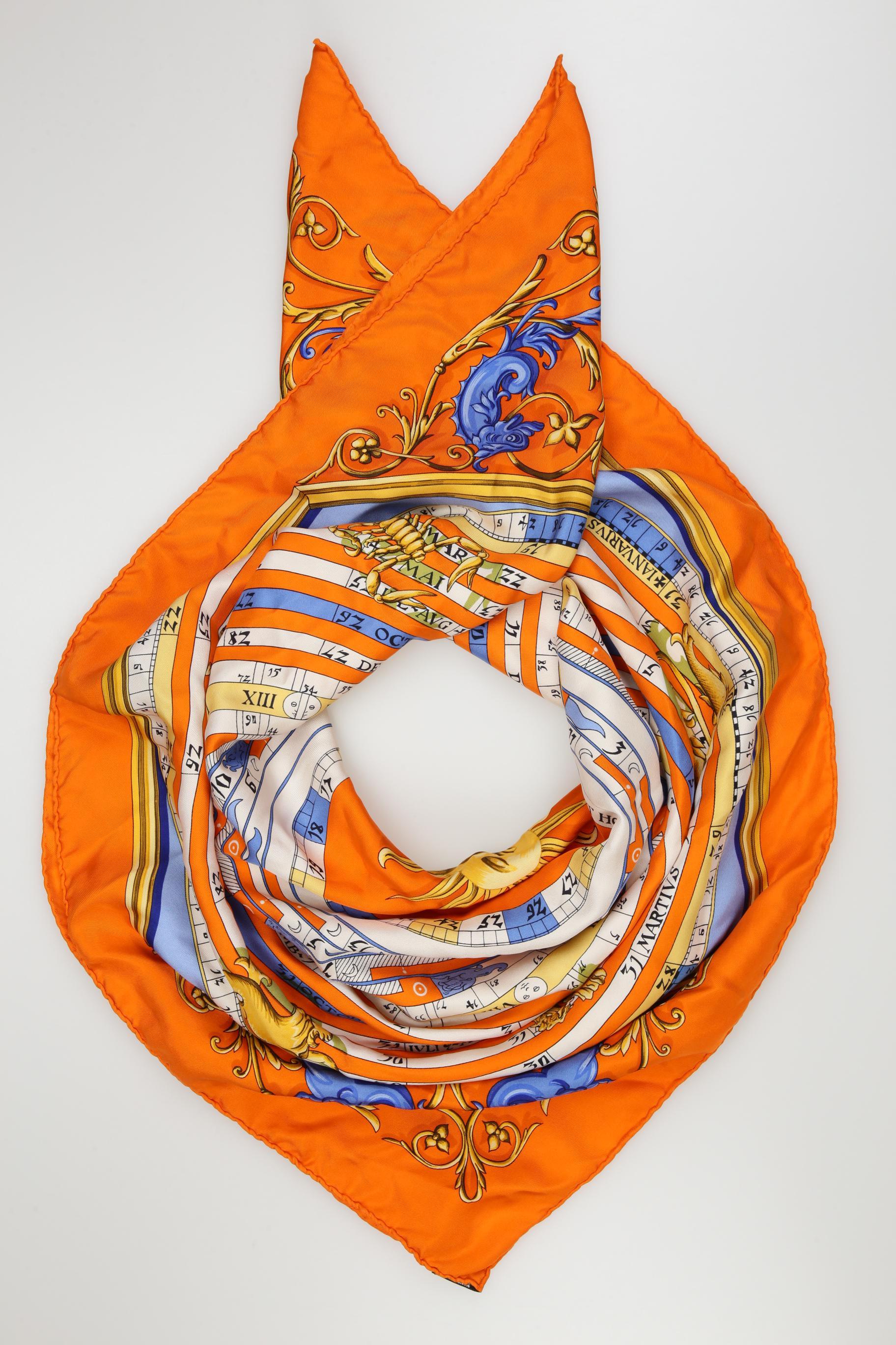 

Hermes Damen Schal, orange, Gr.