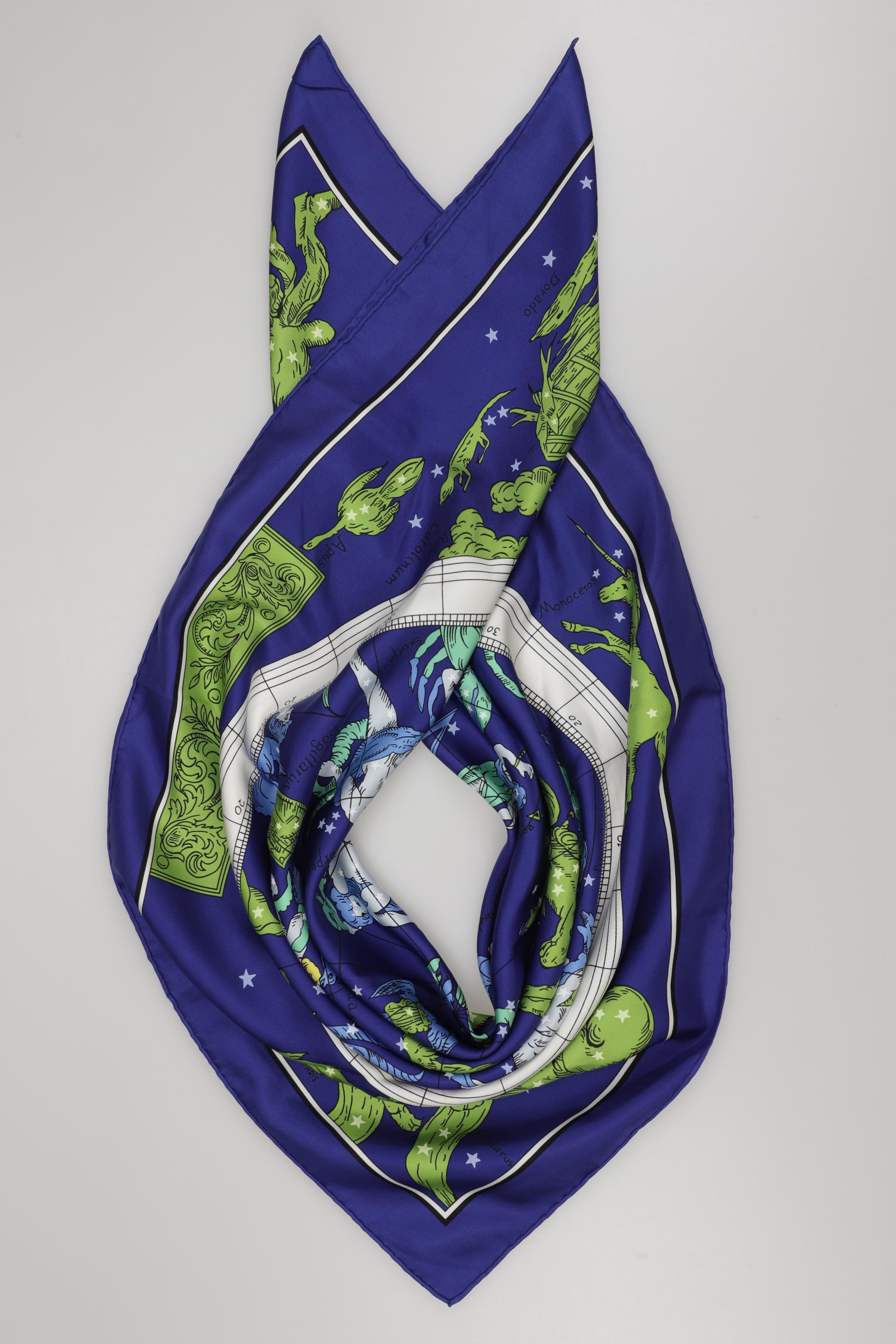 

Hermes Damen Schal, blau, Gr.