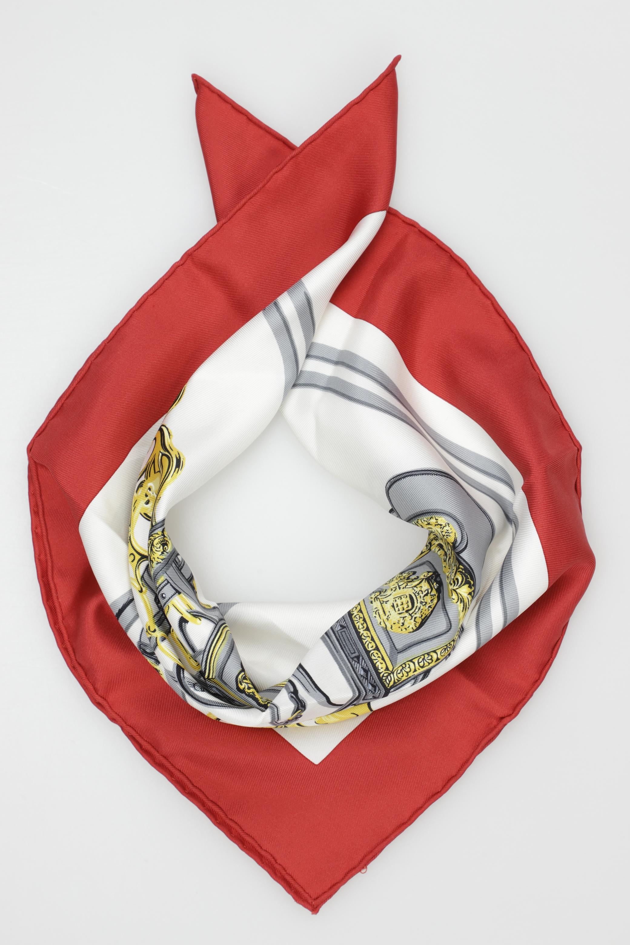

Hermes Damen Schal, rot, Gr.