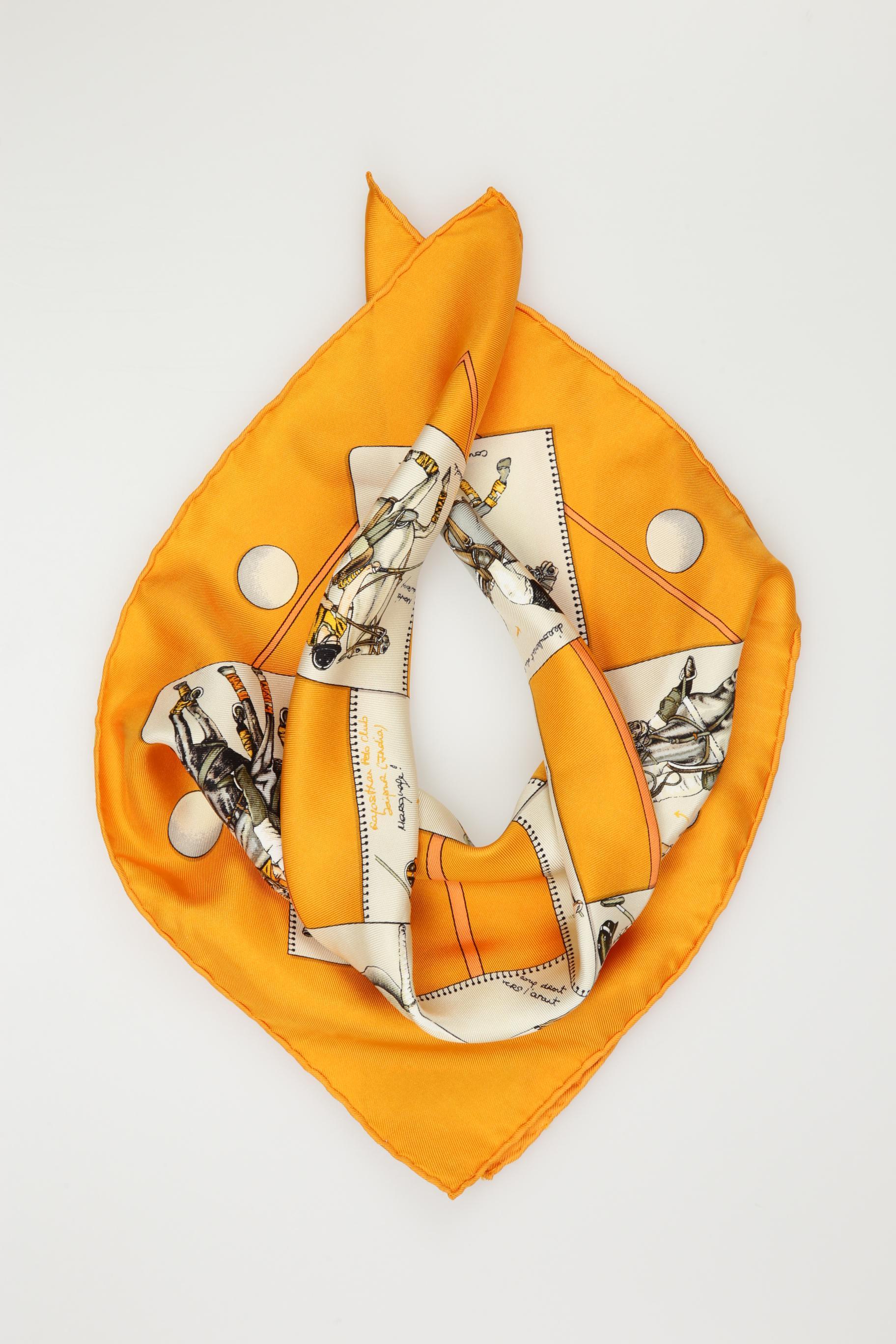 

Hermes Damen Schal, orange, Gr.