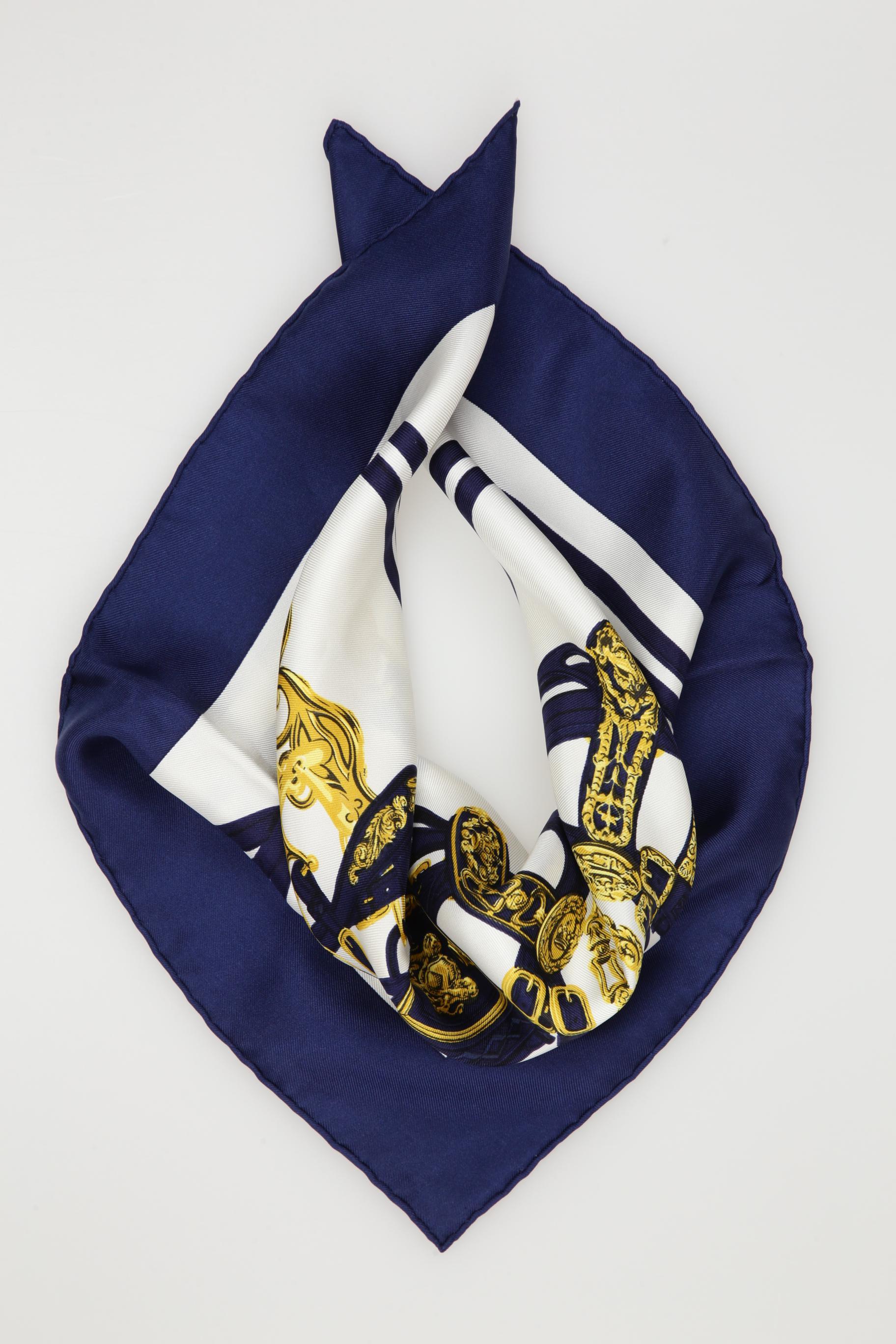 

Hermes Damen Schal, marineblau, Gr.