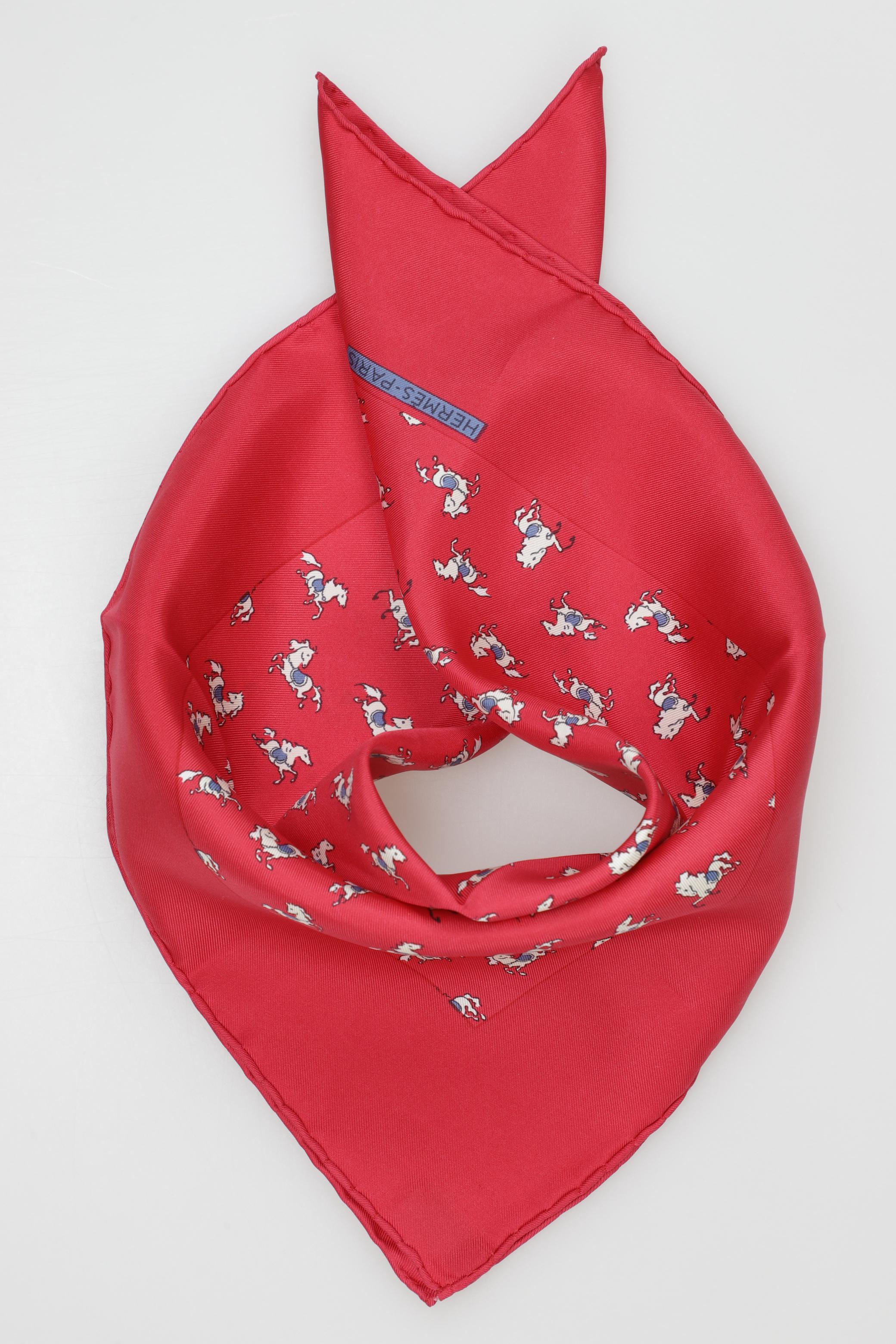 

Hermes Damen Schal, rot, Gr.