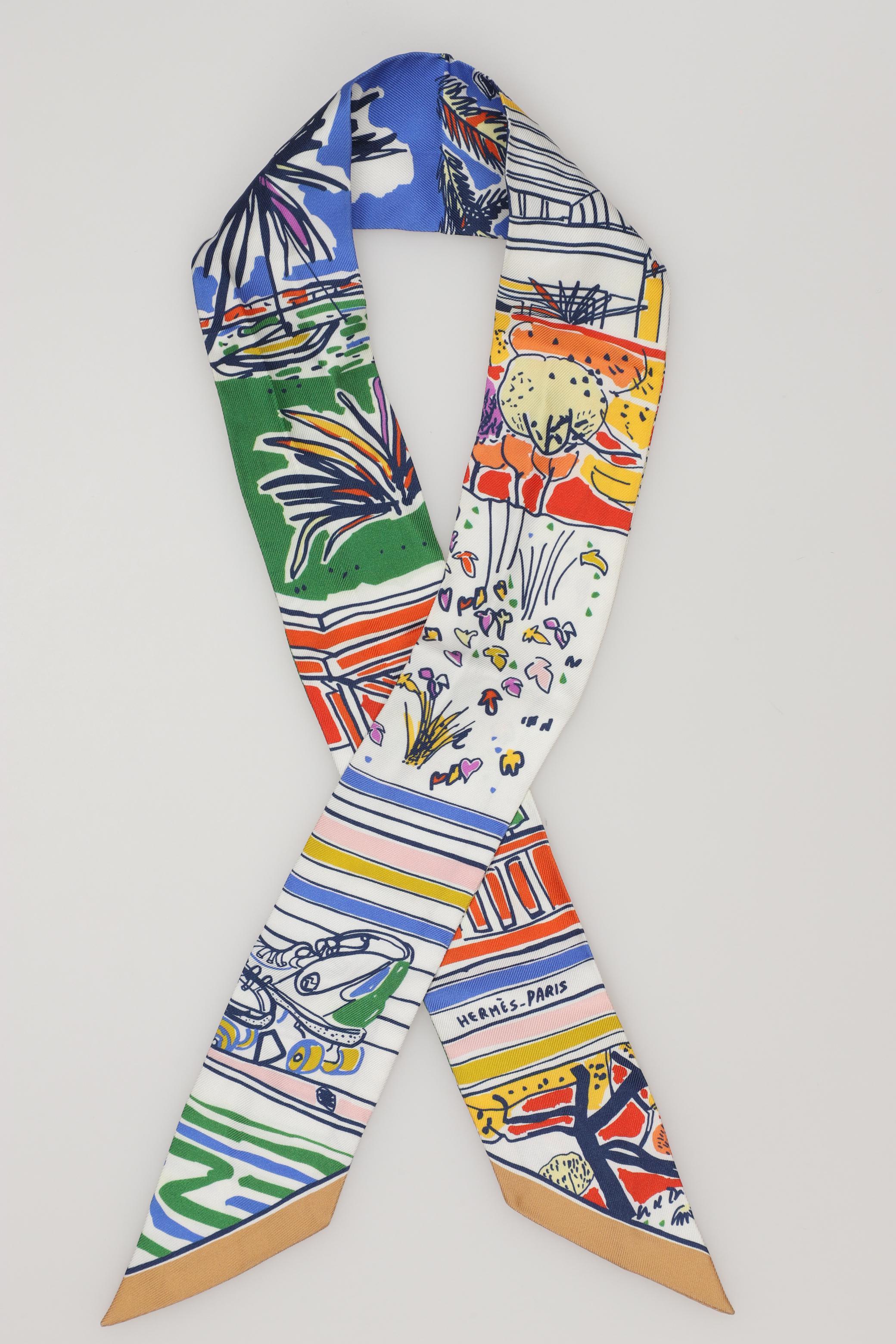 

Hermes Damen Schal, mehrfarbig