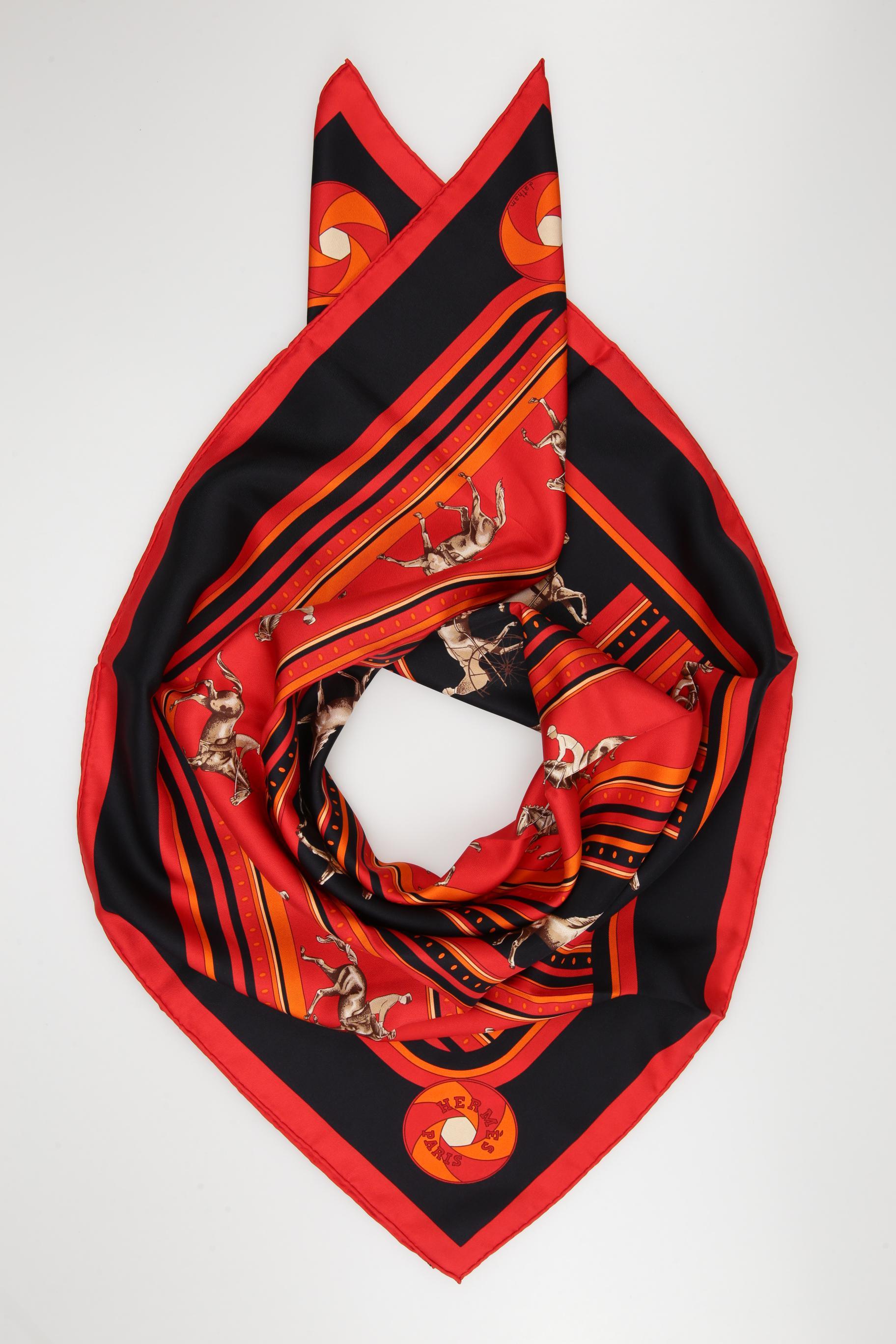 

Hermes Damen Schal, rot, Gr.