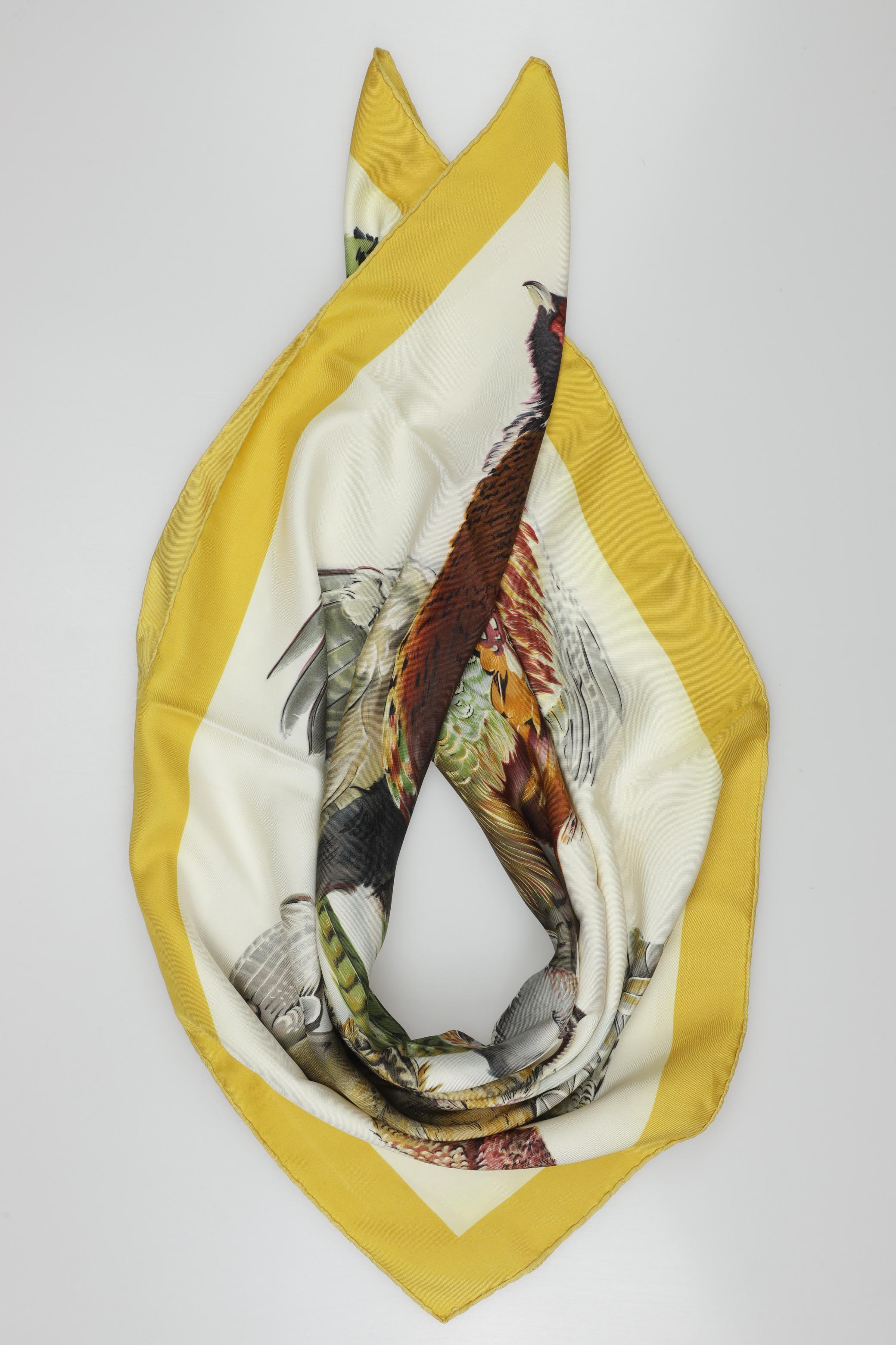 

Hermes Damen Schal, cremeweiß, Gr.