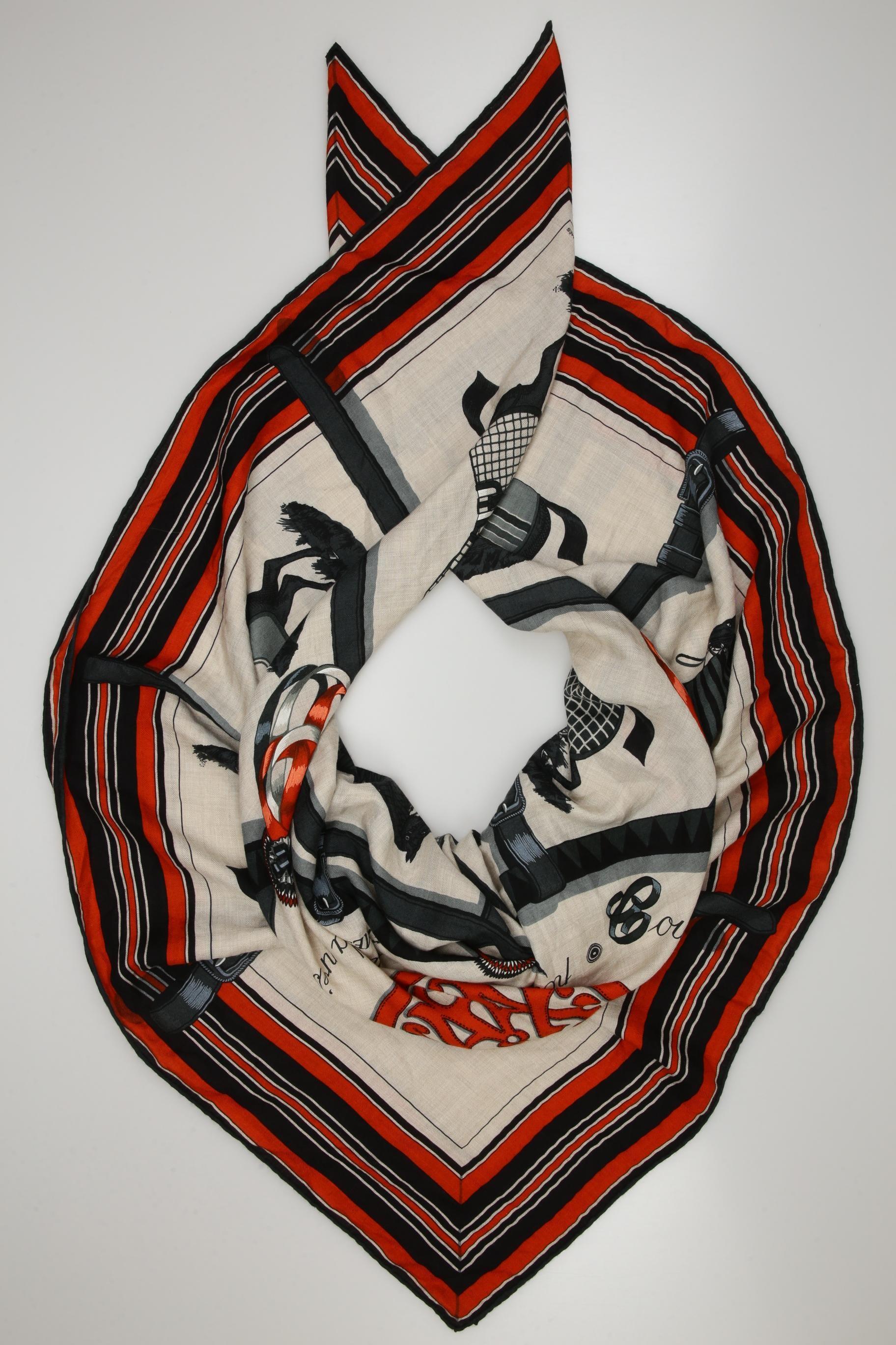 

Hermes Damen Schal, mehrfarbig, Gr.