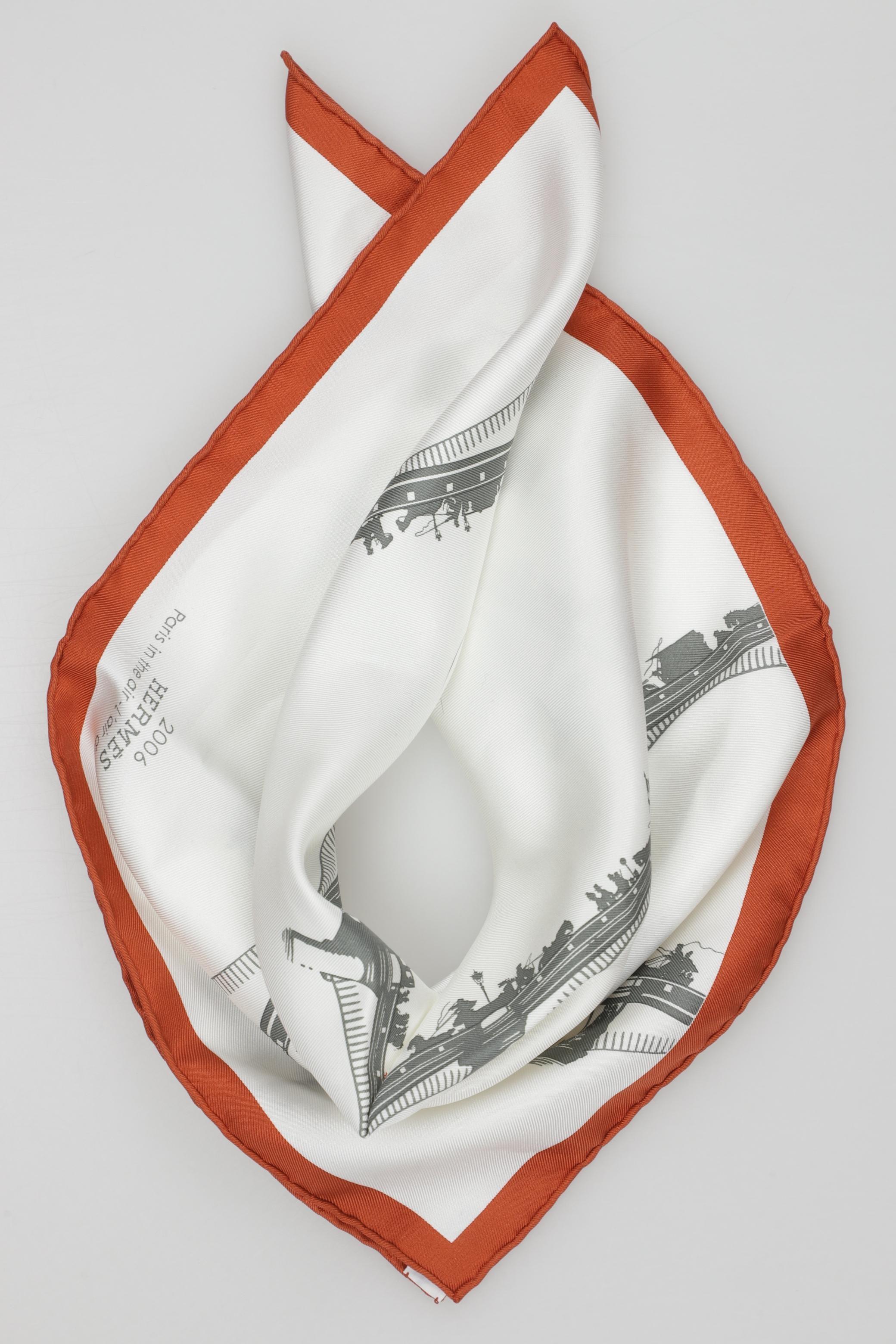 

Hermes Damen Schal, weiß, Gr.