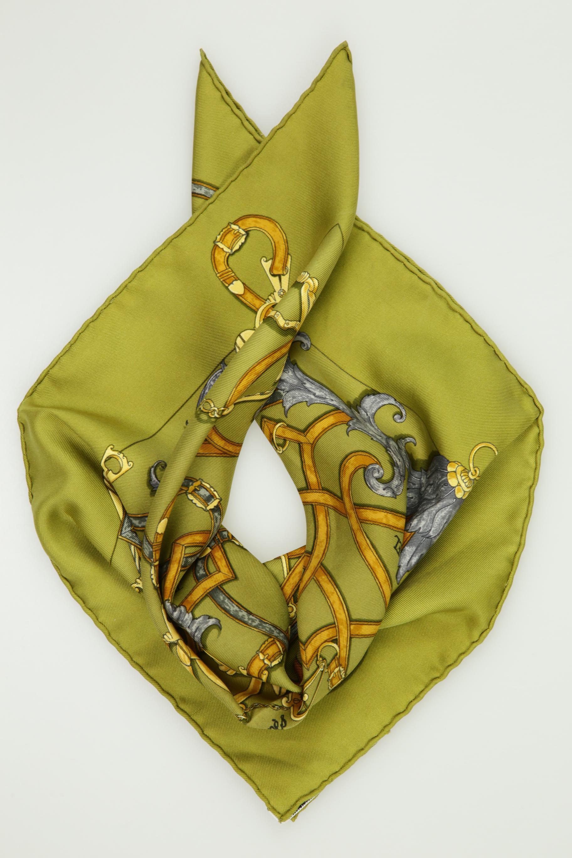 

Hermes Damen Schal, grün, Gr.