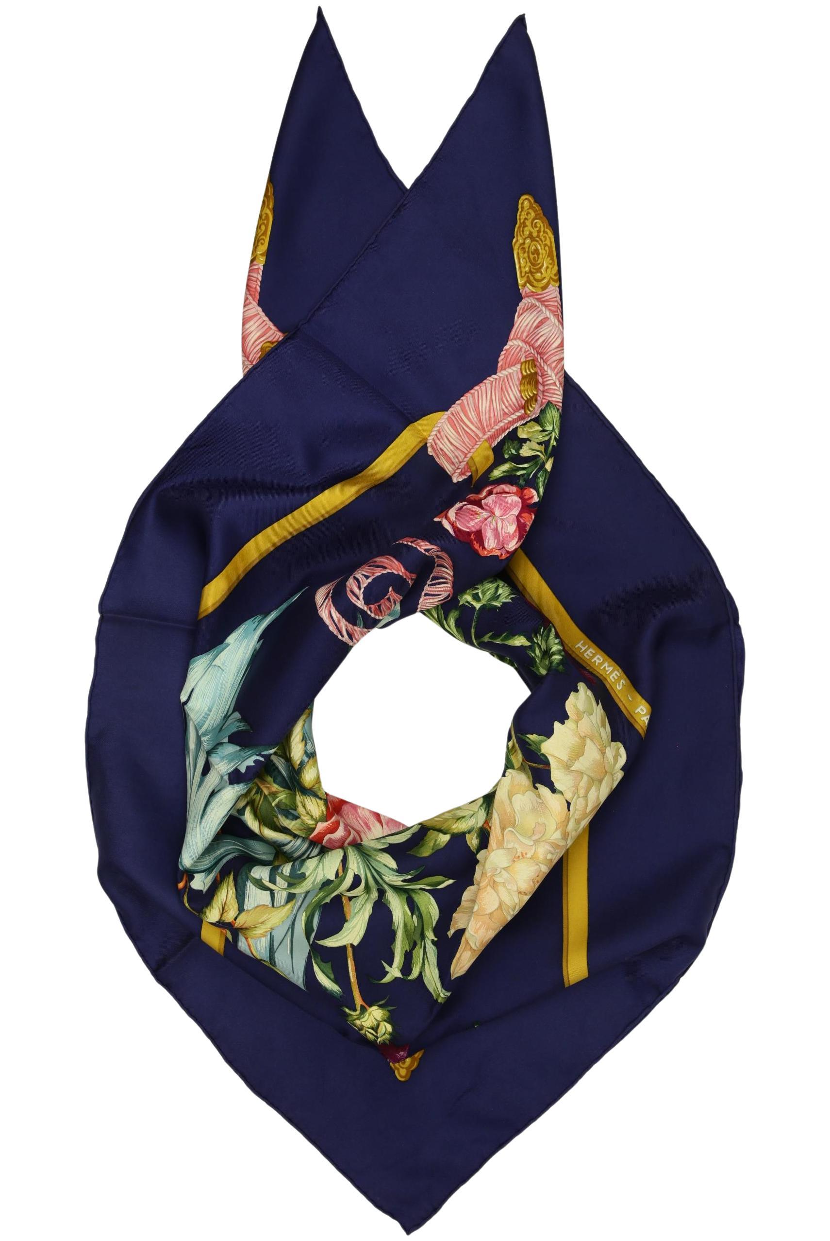 

Hermes Damen Schal, marineblau, Gr.