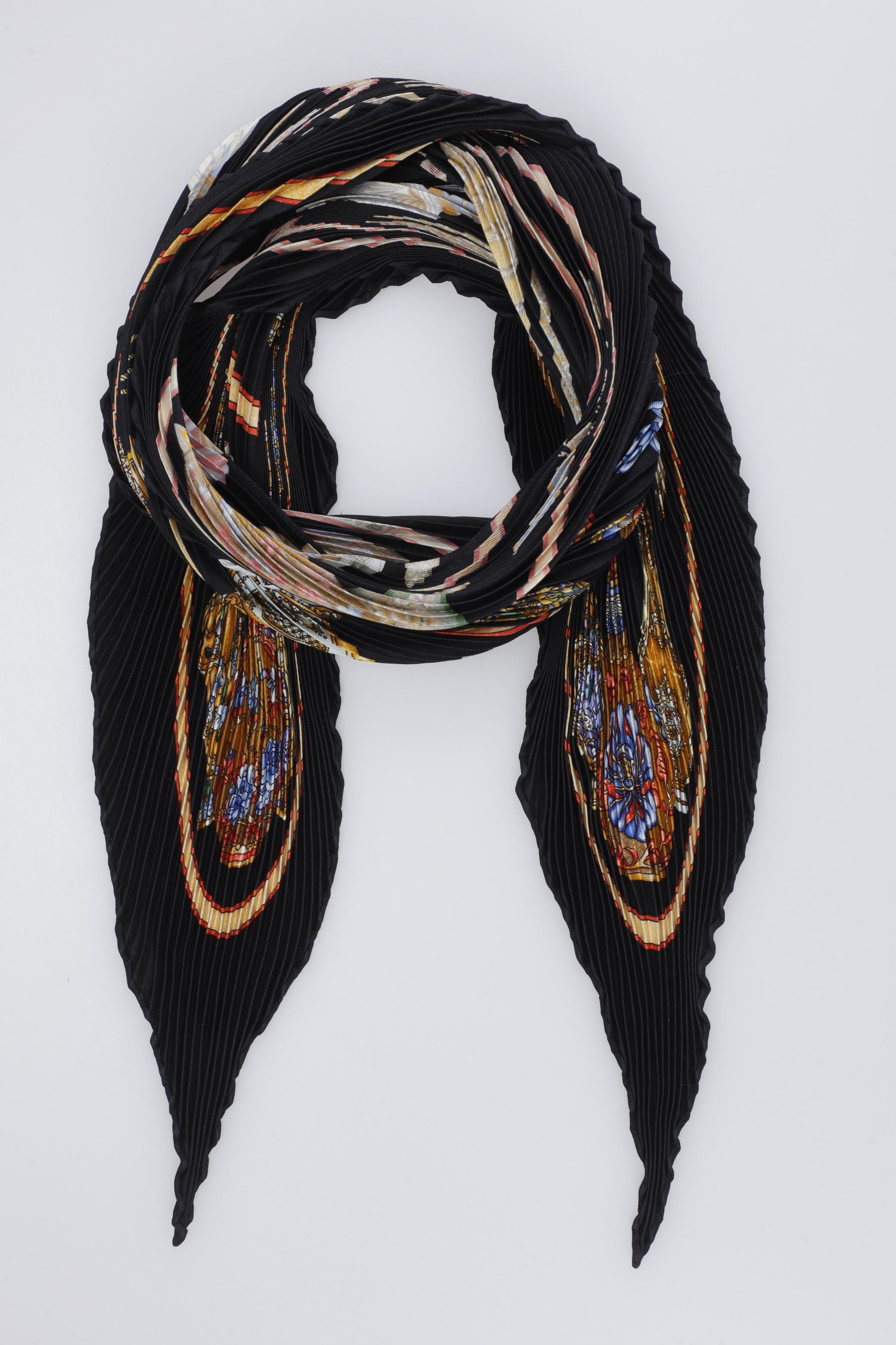 

Hermes Damen Schal, schwarz