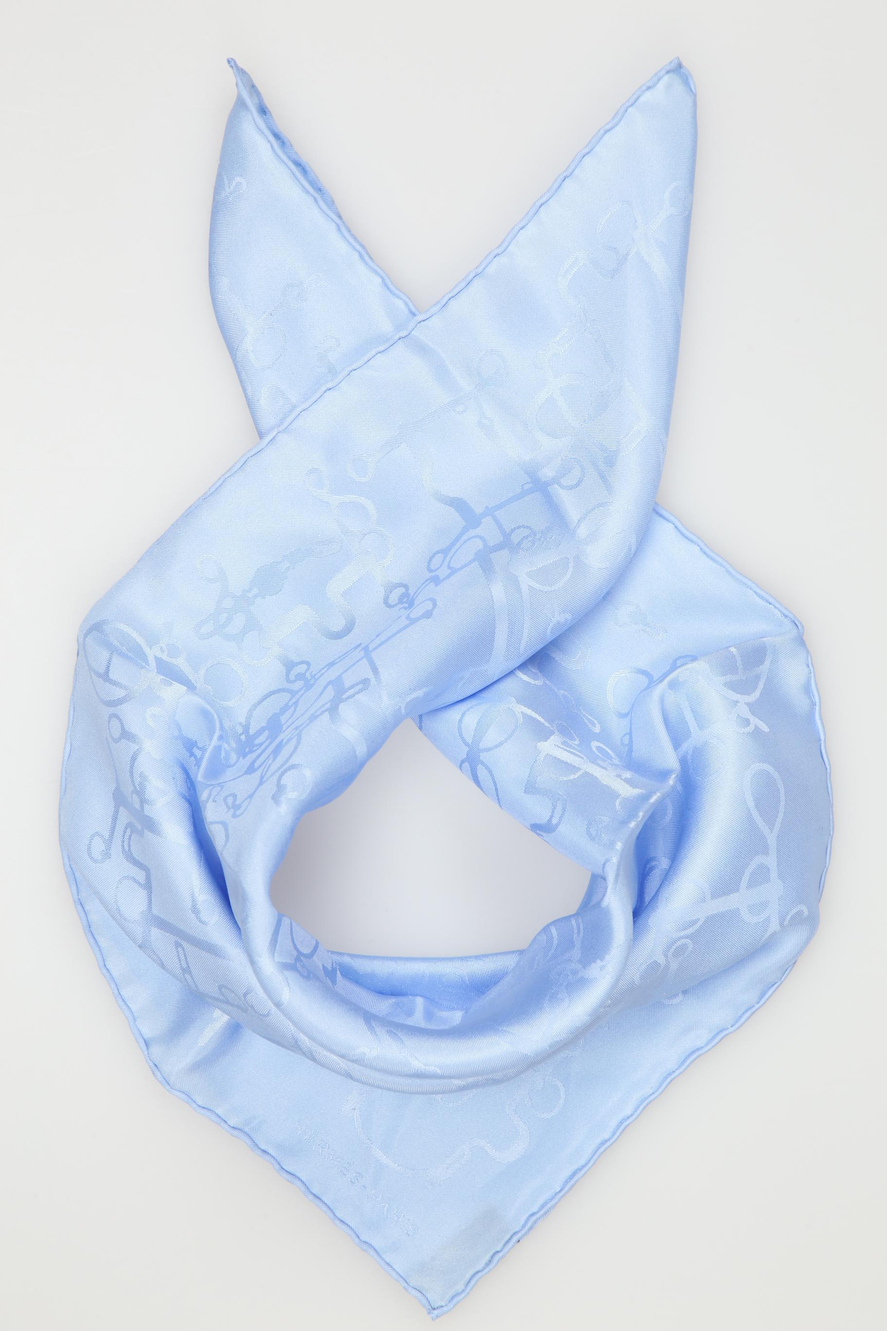 

Hermes Damen Schal, hellblau, Gr.