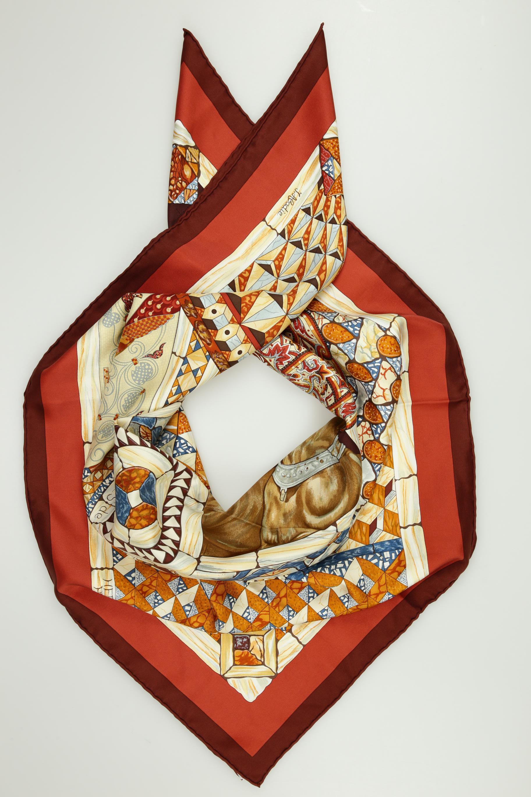 

Hermes Damen Schal, mehrfarbig, Gr.