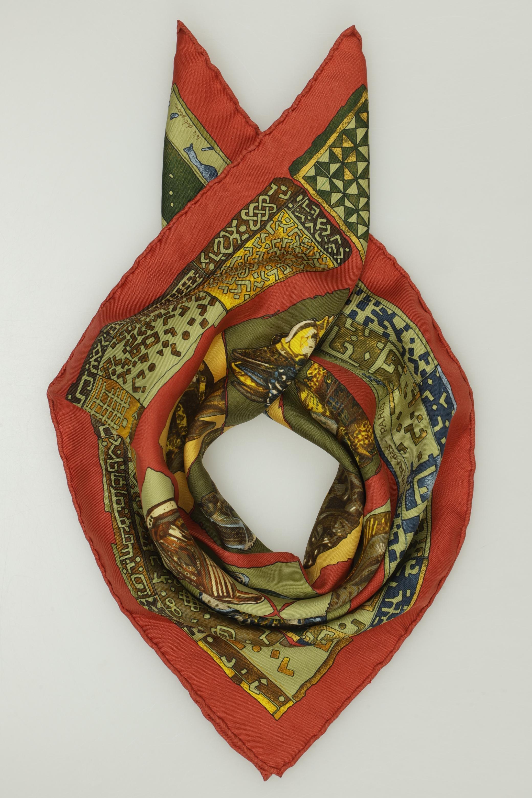 

Hermes Damen Schal, mehrfarbig, Gr.