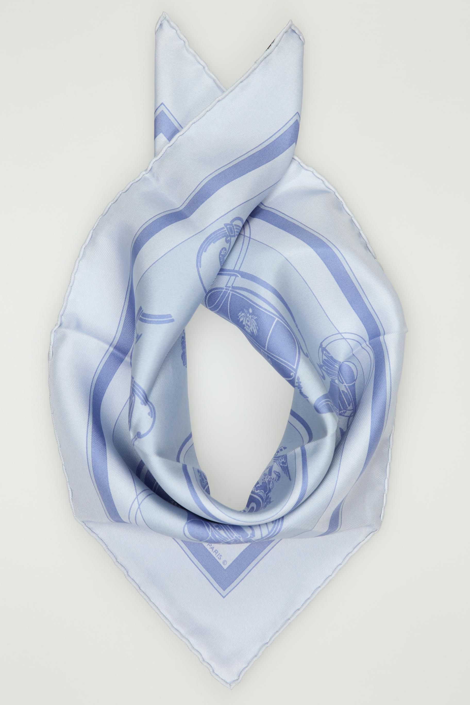 

Hermes Damen Schal, hellblau, Gr.