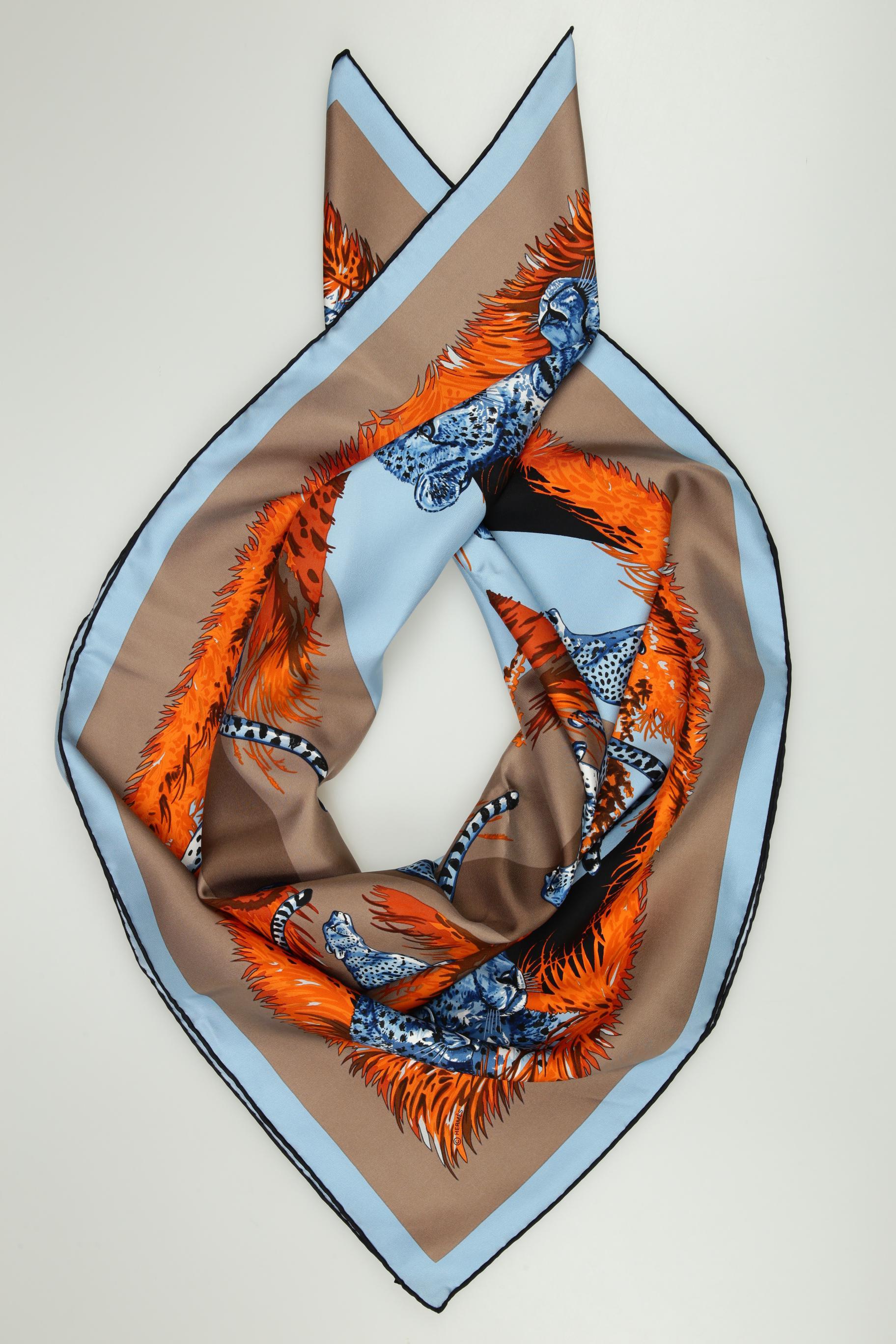 

Hermes Damen Schal, mehrfarbig, Gr.