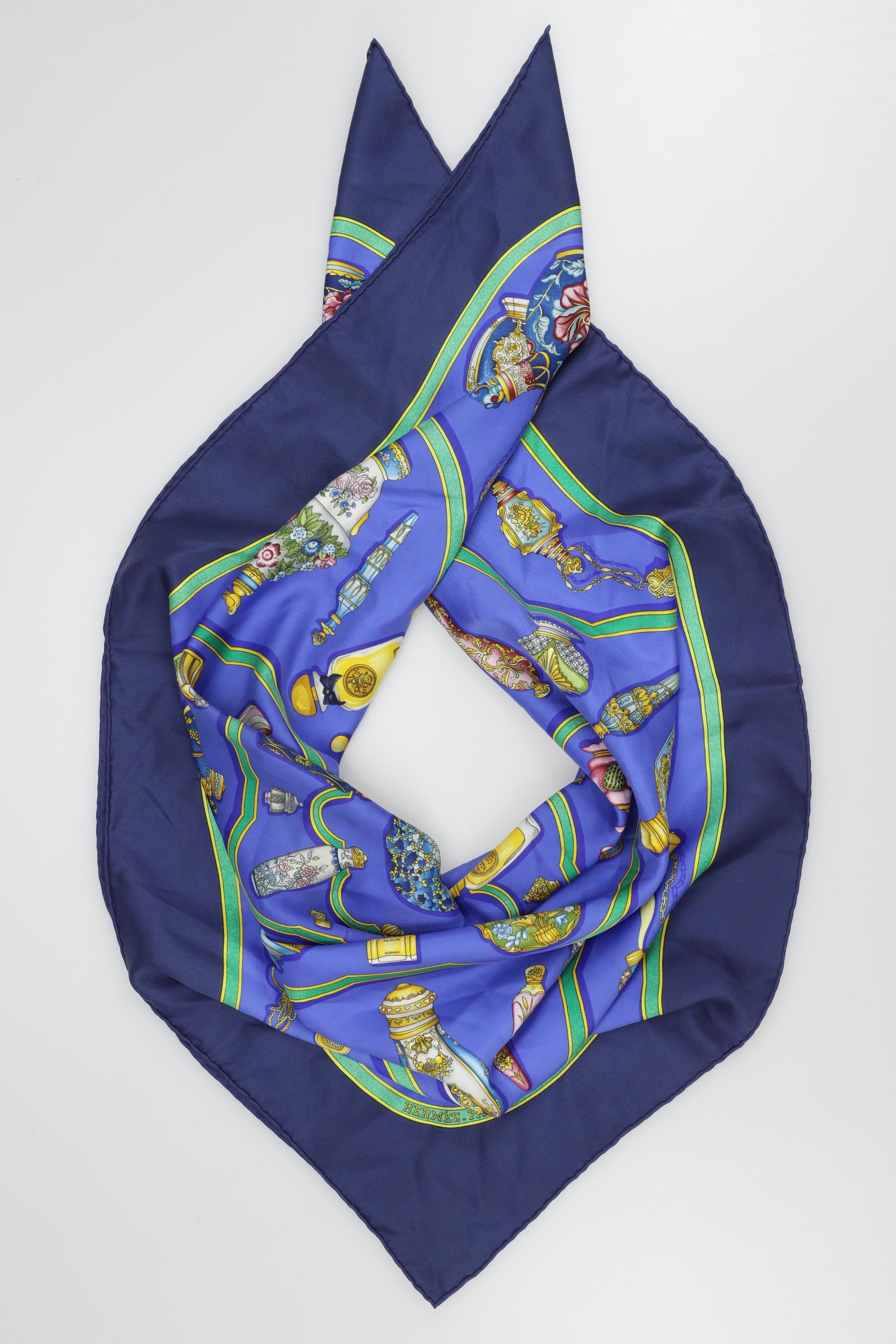 

Hermes Damen Schal, blau, Gr.