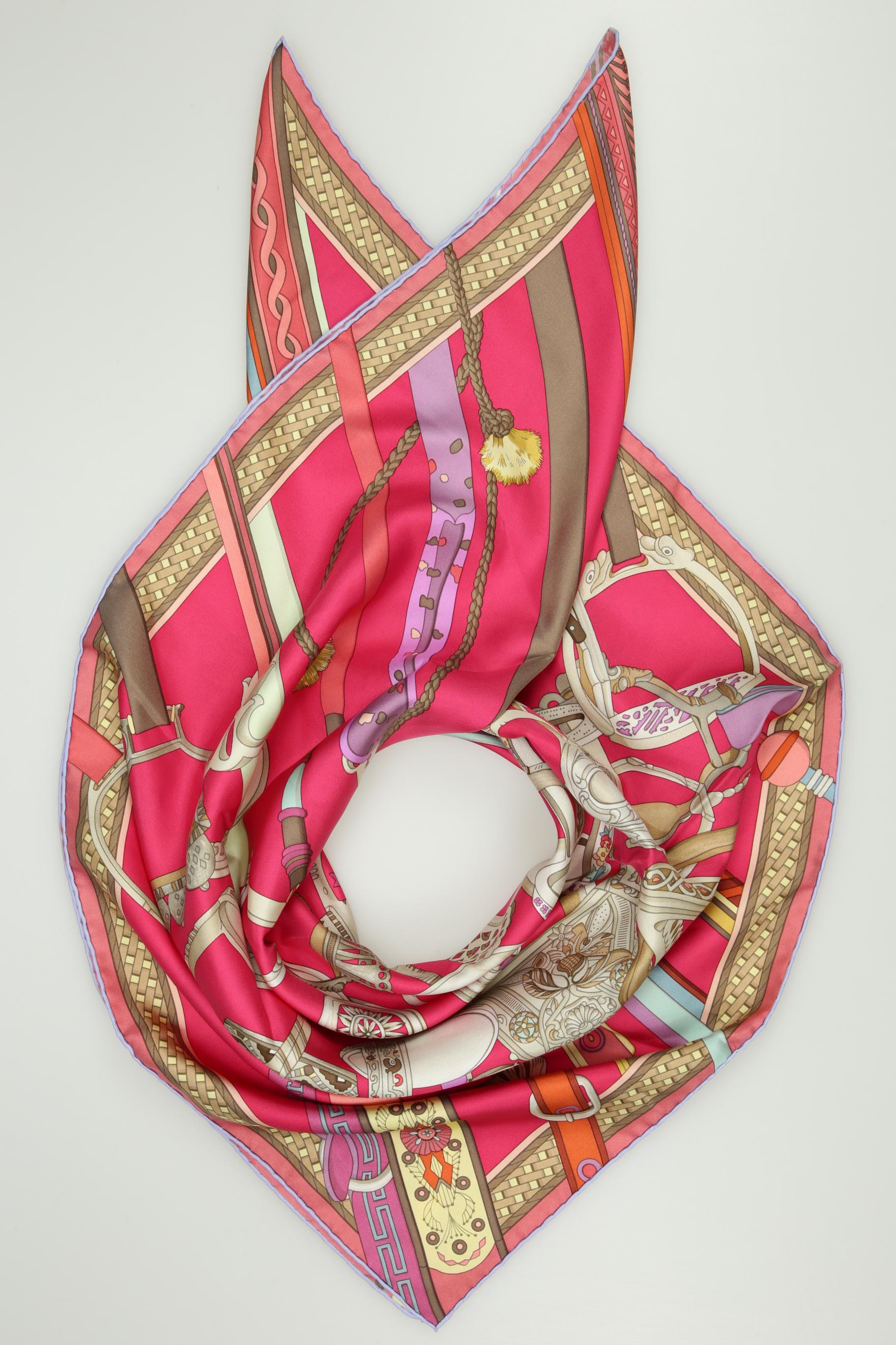 

Hermes Damen Schal, pink, Gr.