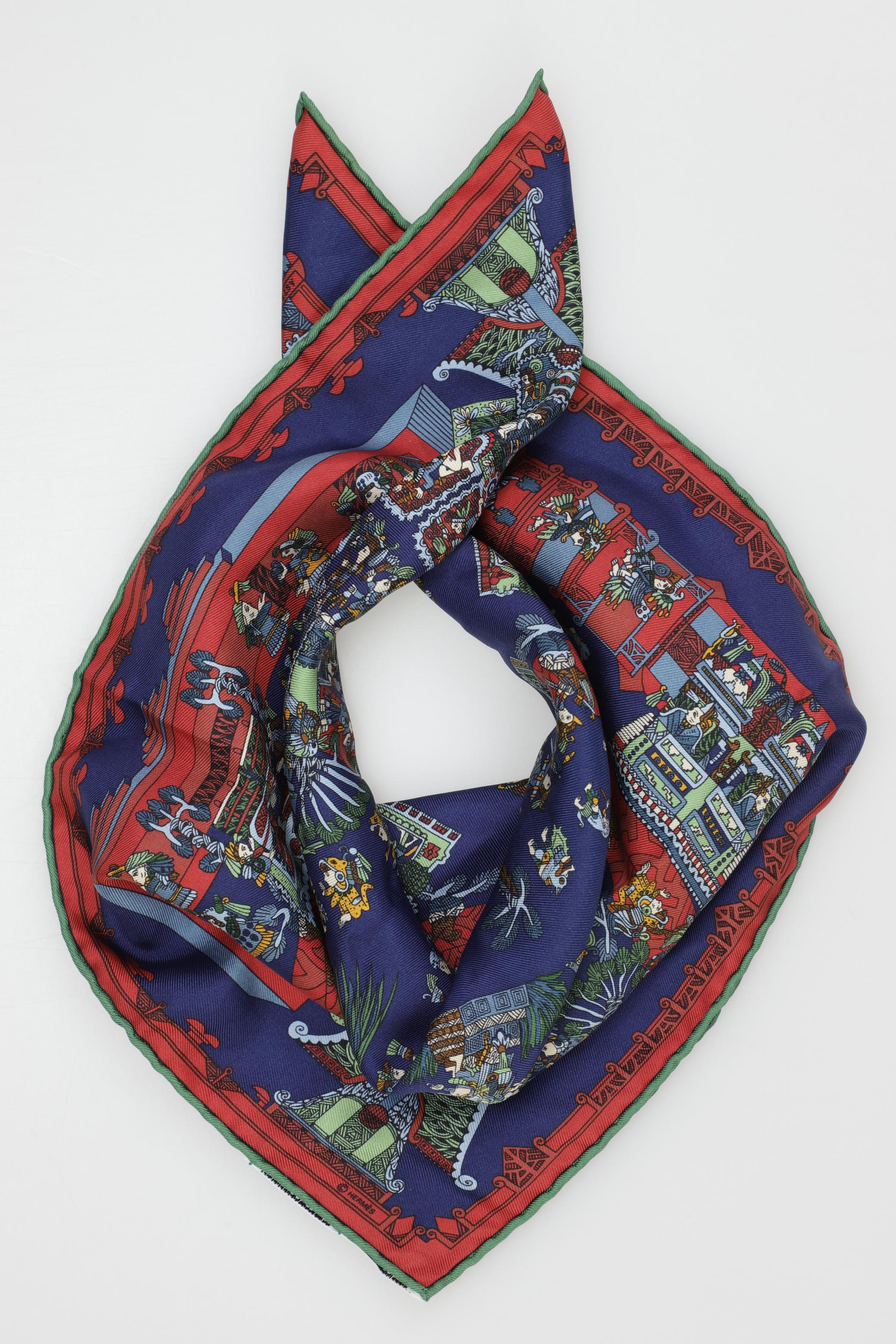 

Hermes Damen Schal, marineblau, Gr.