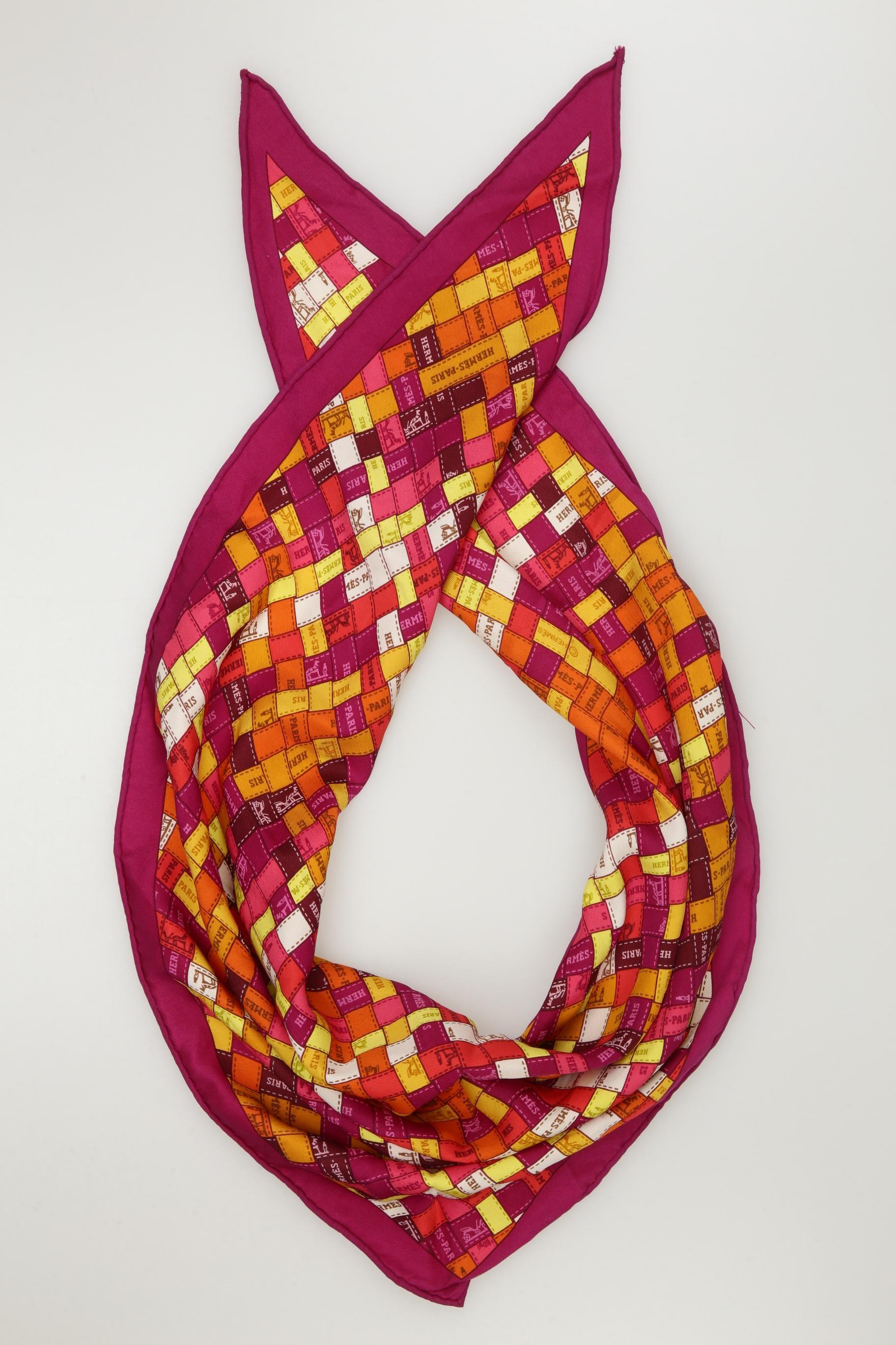 

Hermes Damen Schal, mehrfarbig, Gr.