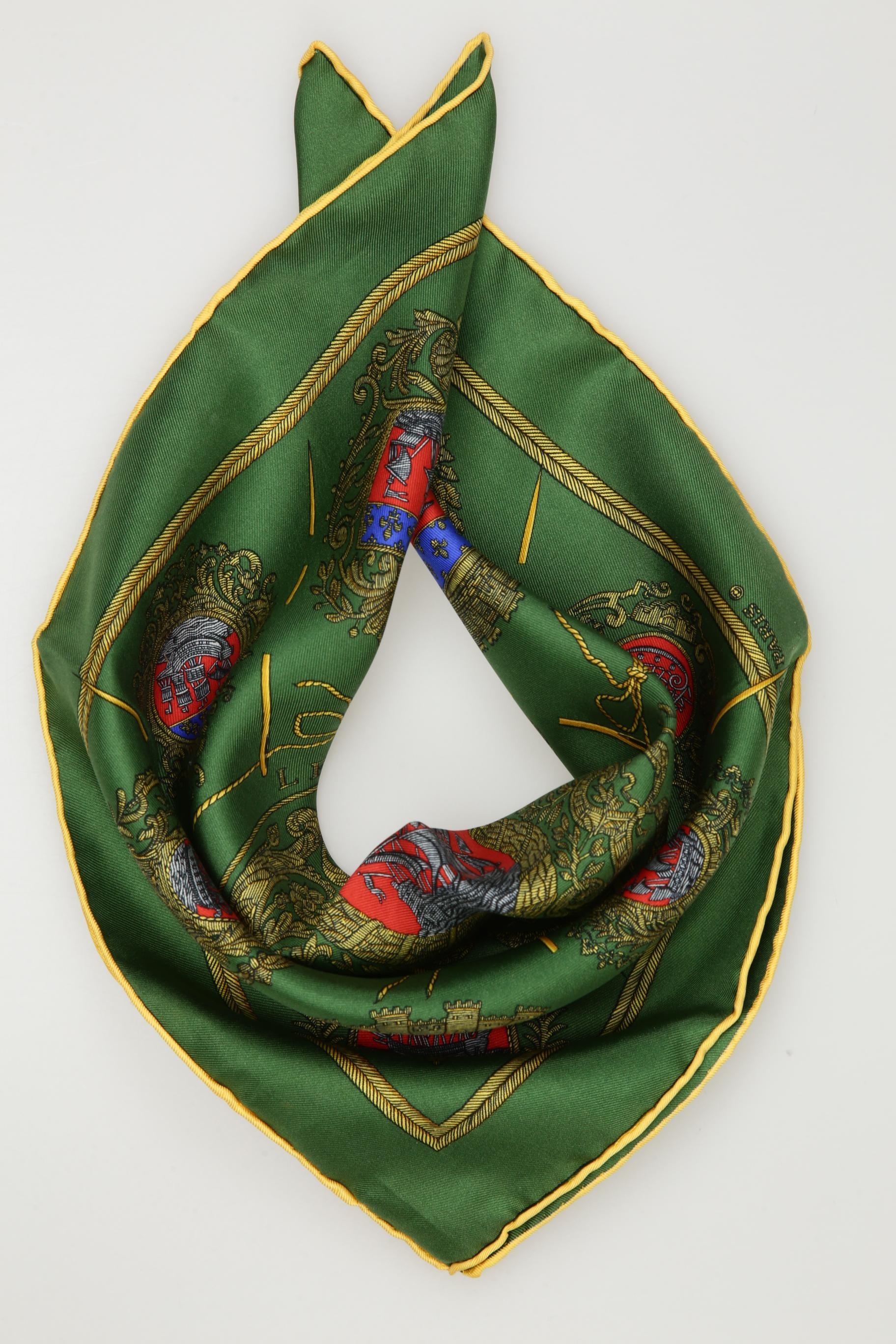 

Hermes Damen Schal, grün, Gr.