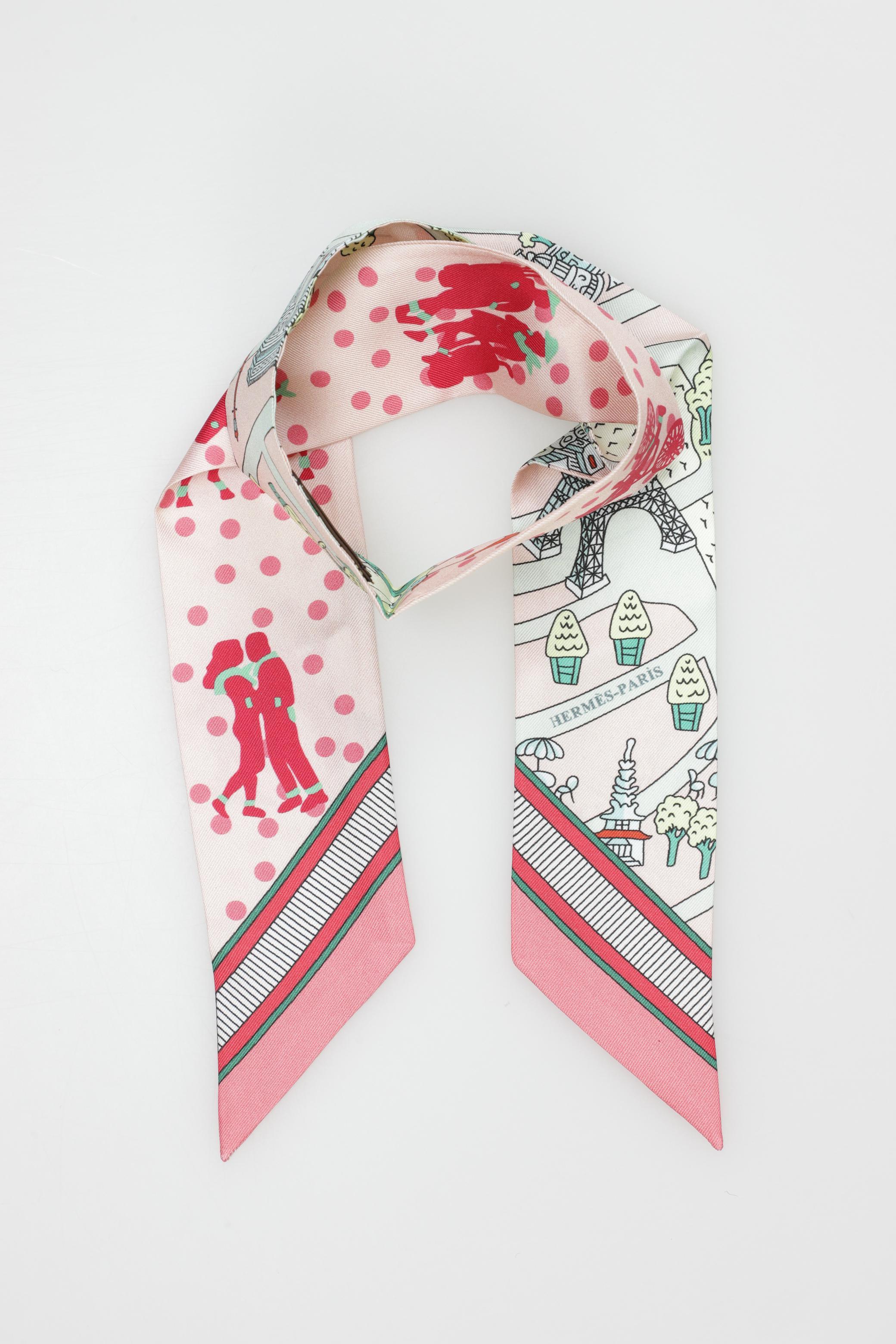 

Hermes Damen Schal, pink, Gr.