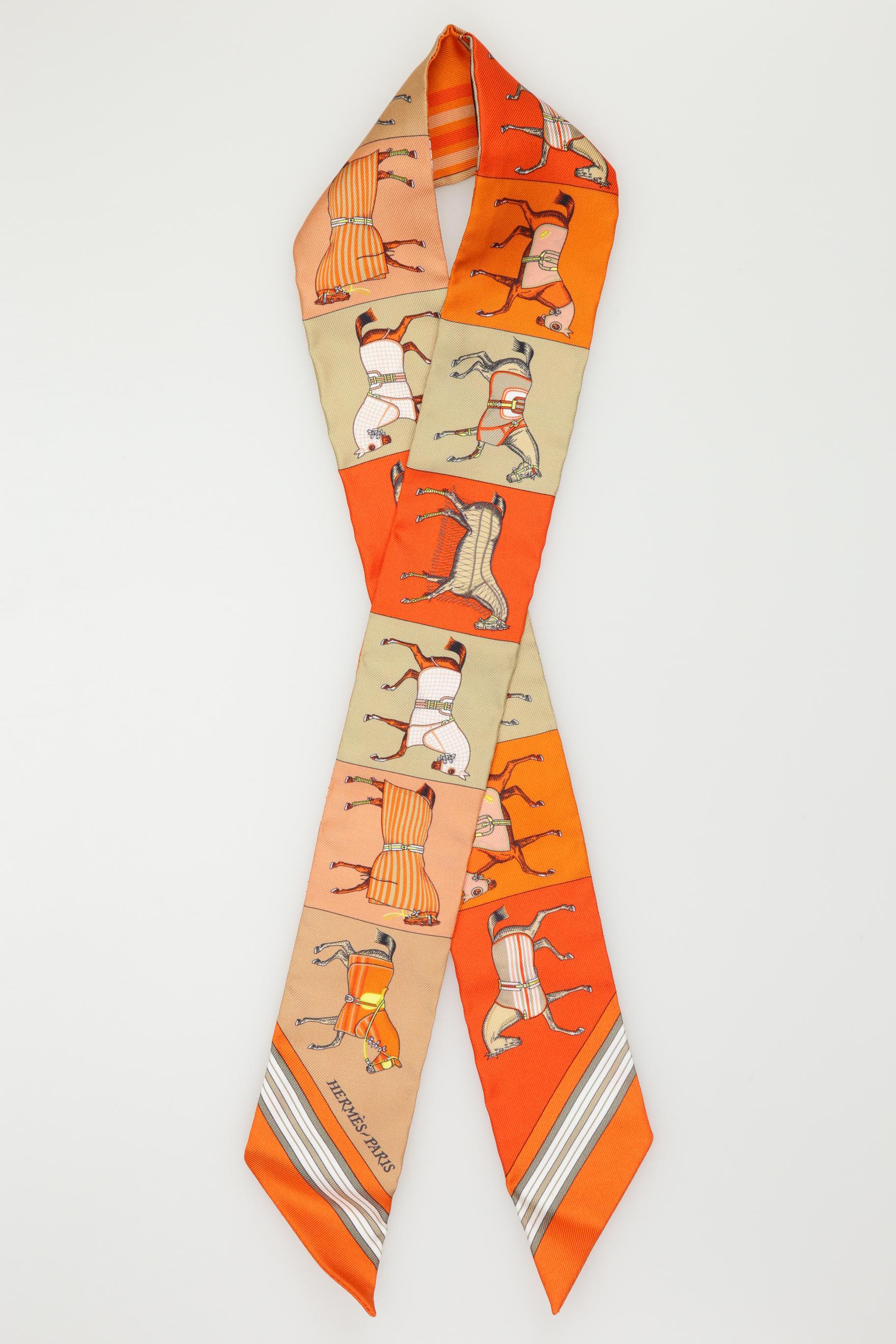 

Hermes Damen Schal, orange, Gr.