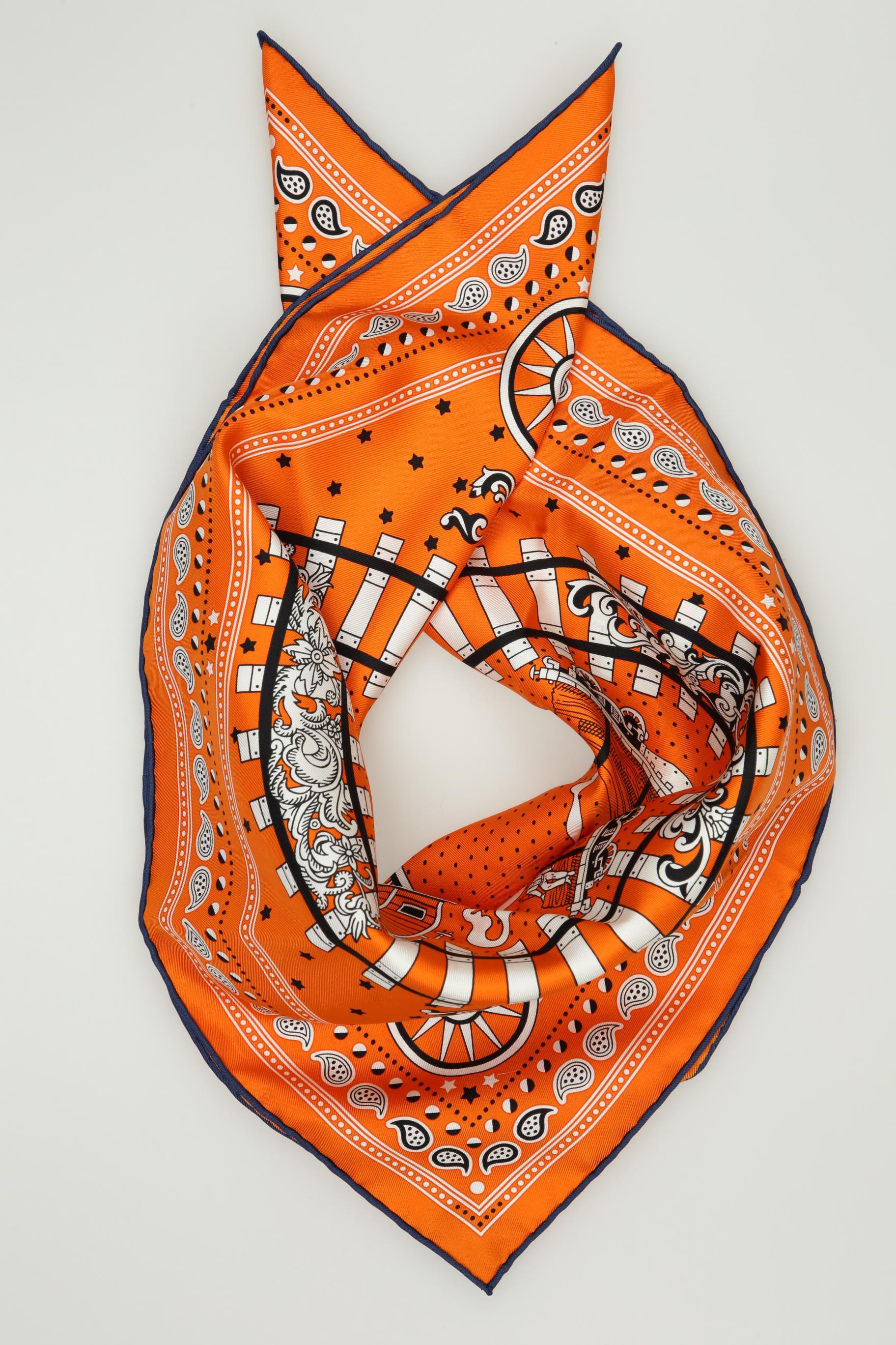 

Hermes Damen Schal, orange, Gr.