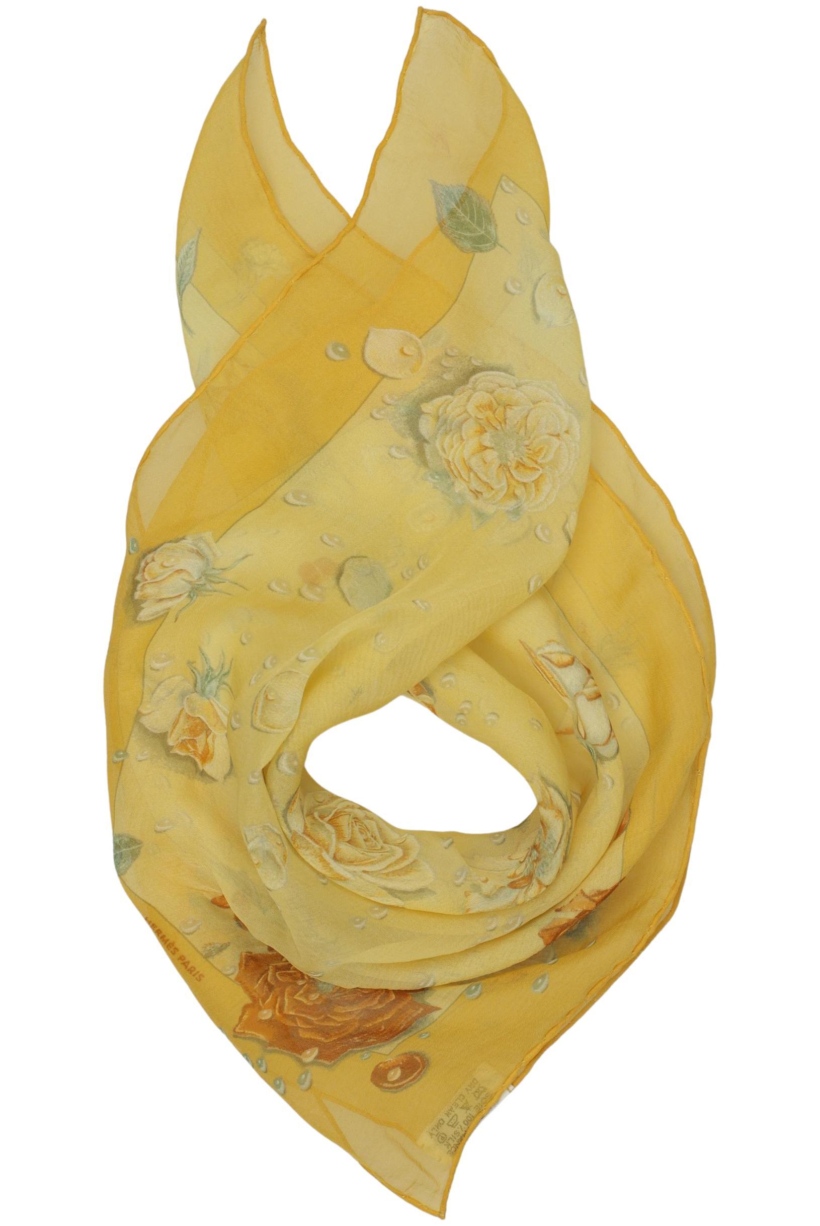 

Hermes Damen Schal, gelb, Gr.