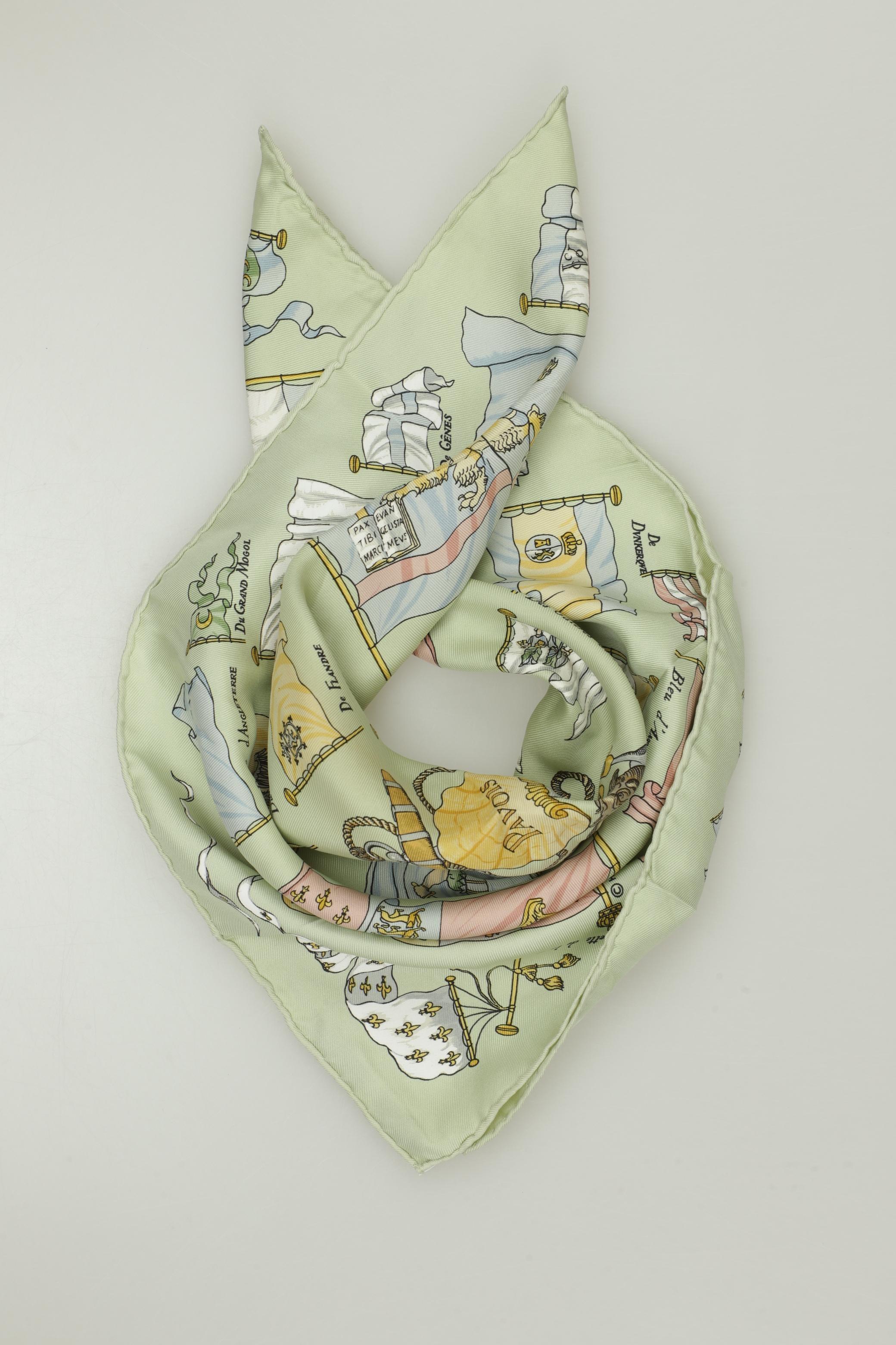 

Hermes Damen Schal, hellgrün, Gr.