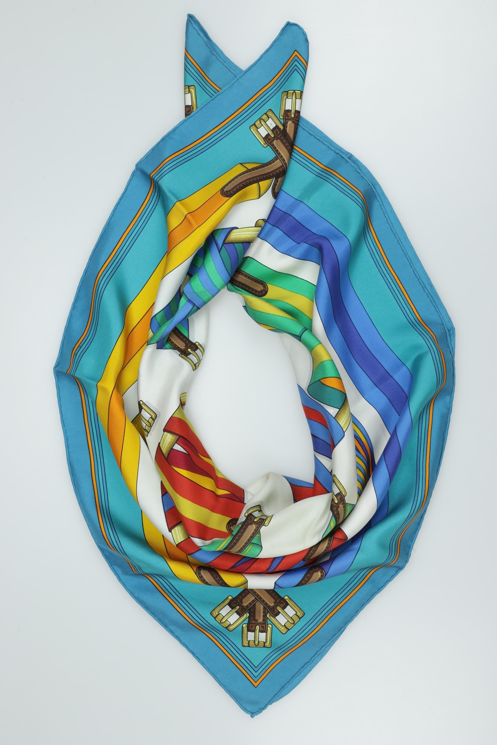 

Hermes Damen Schal, mehrfarbig, Gr.