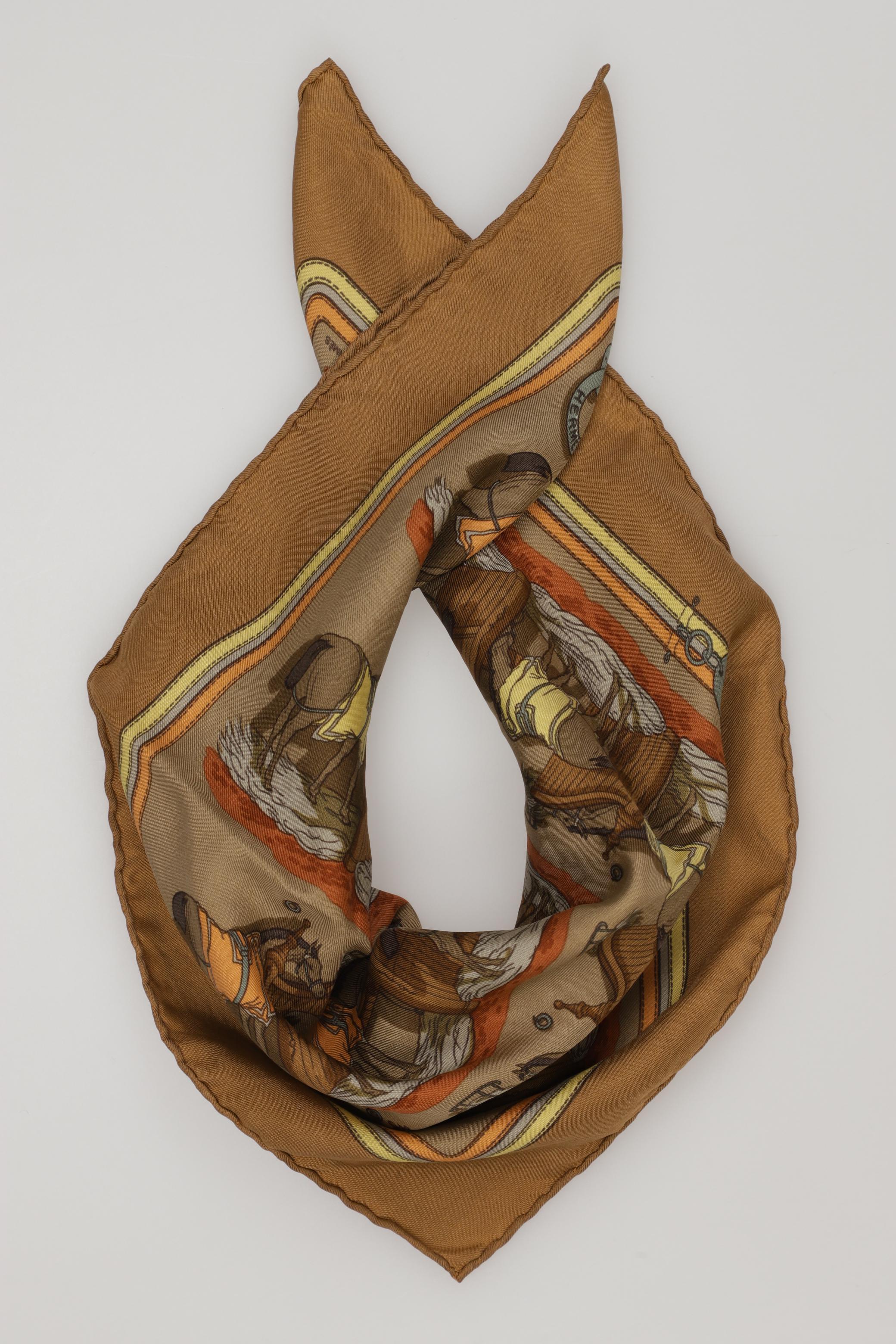 

Hermes Damen Schal, braun, Gr.