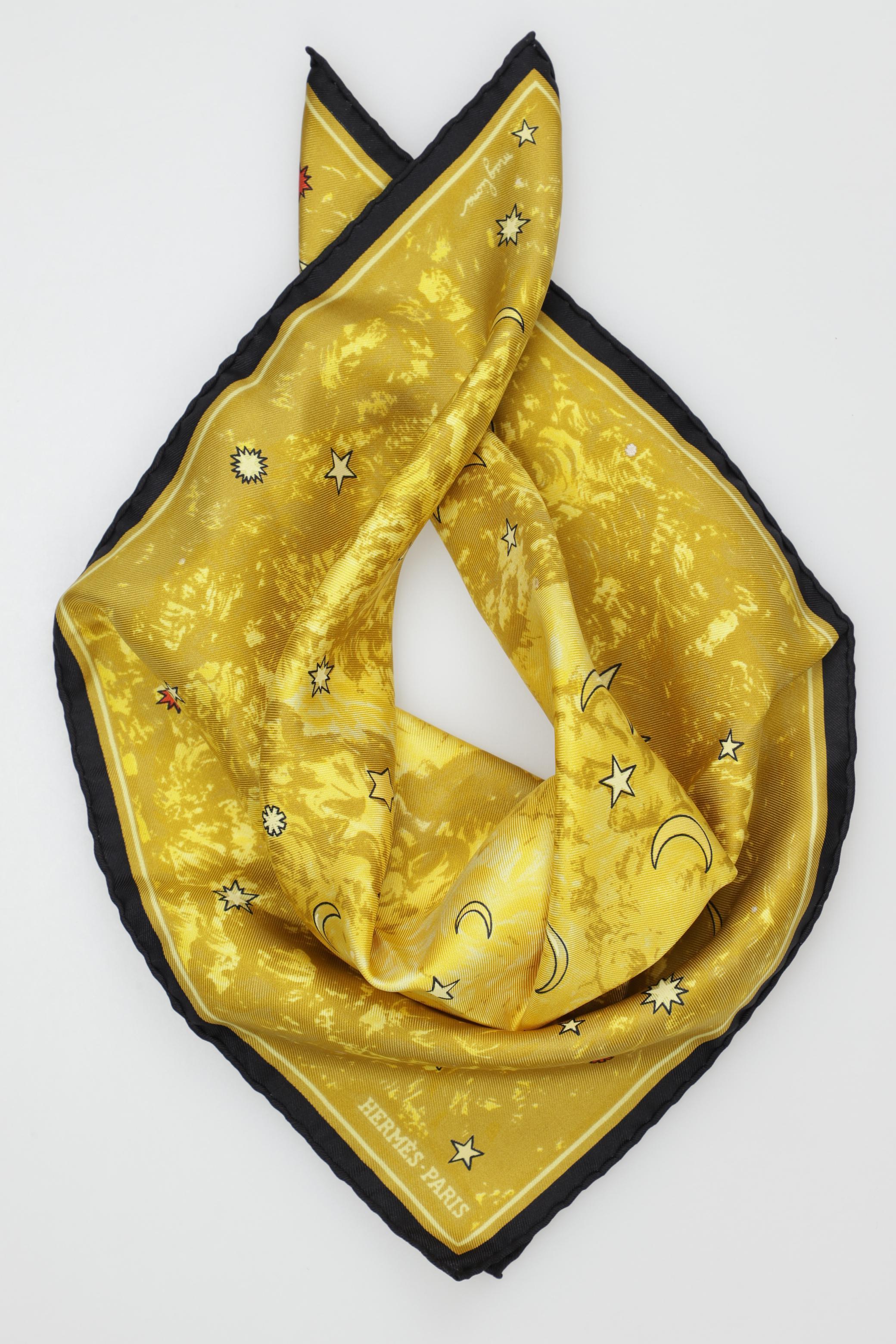 

Hermes Damen Schal, gelb, Gr.