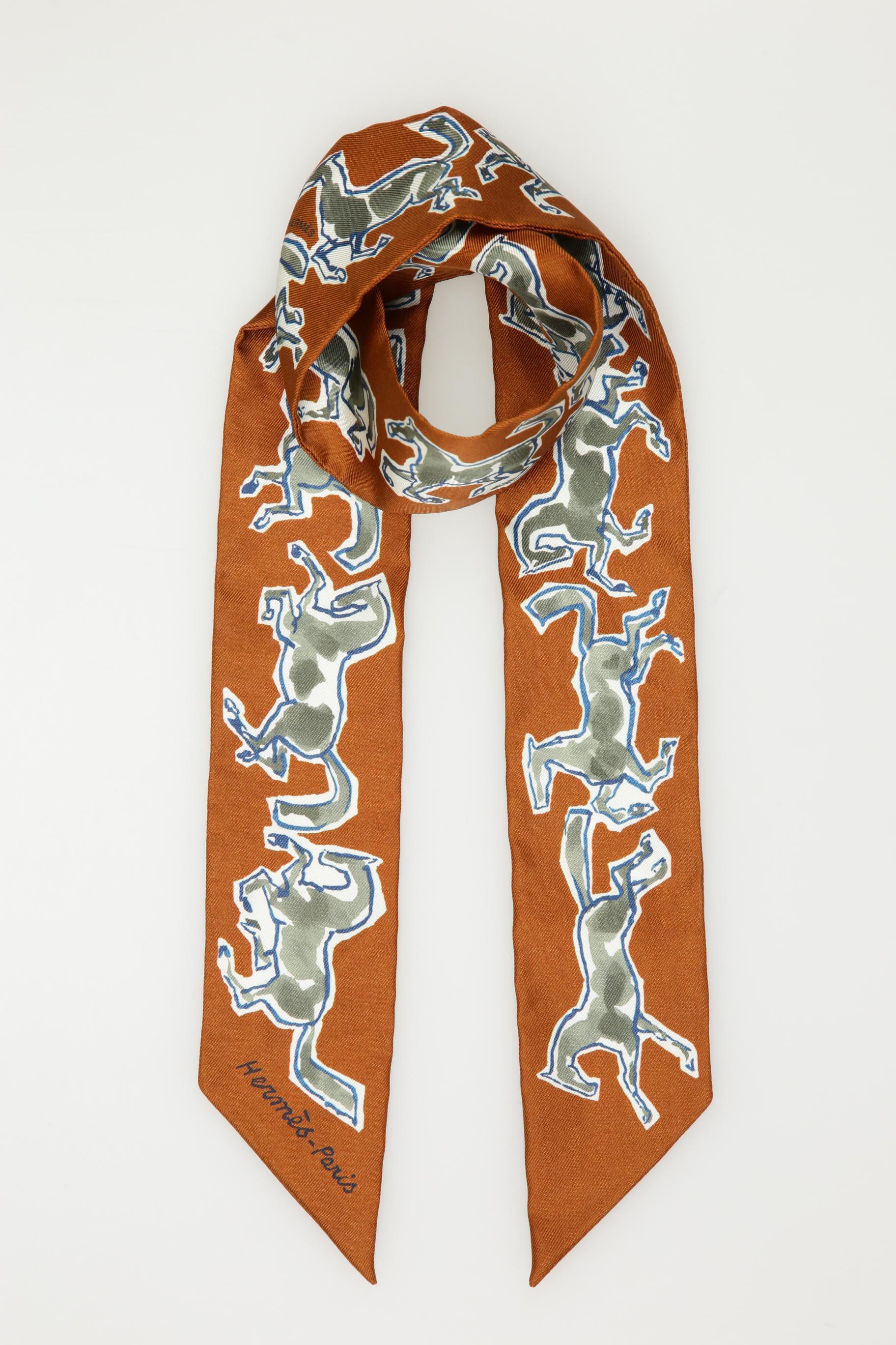 

Hermes Damen Schal, braun, Gr.