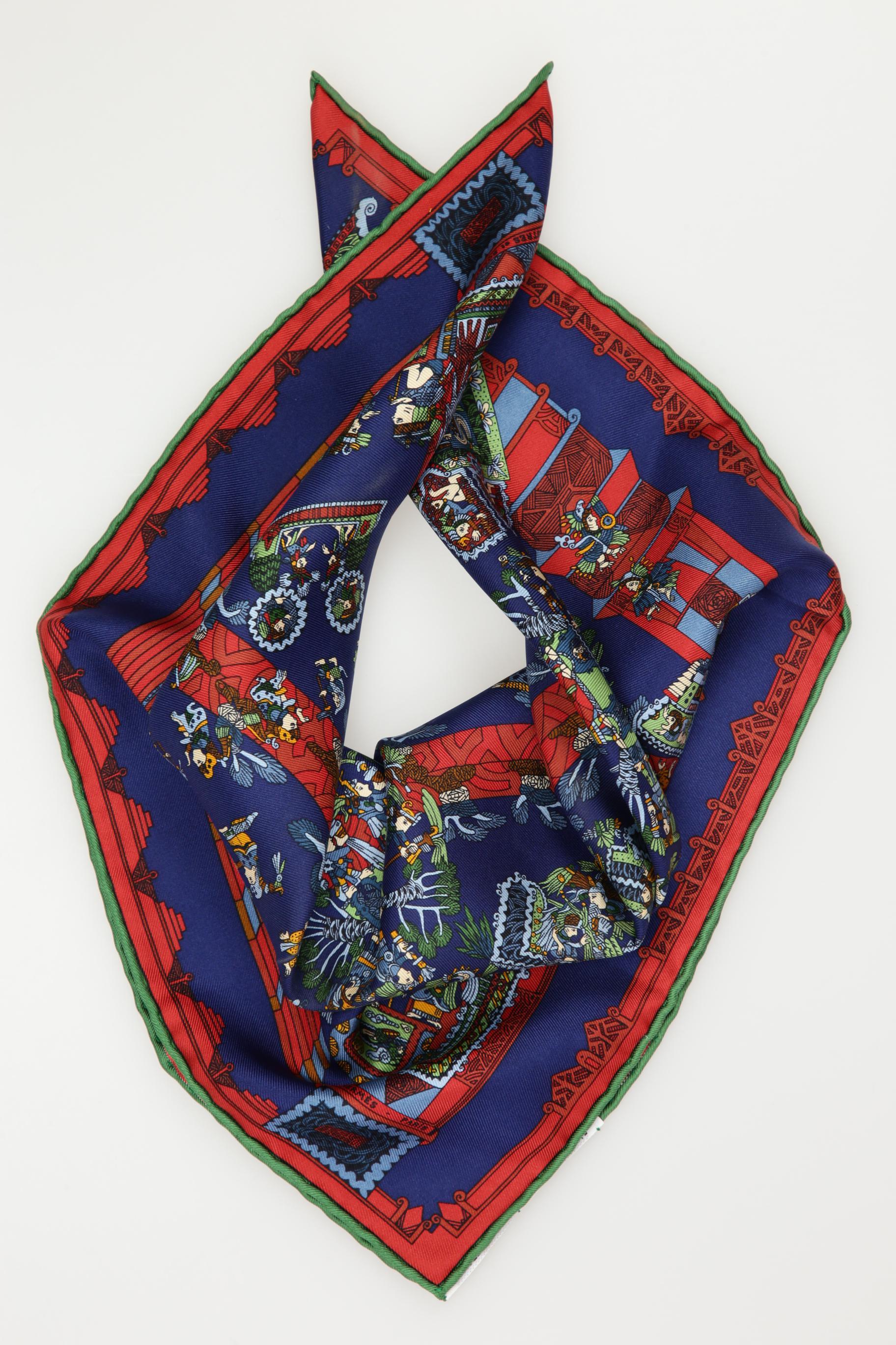 

Hermes Damen Schal, marineblau, Gr.