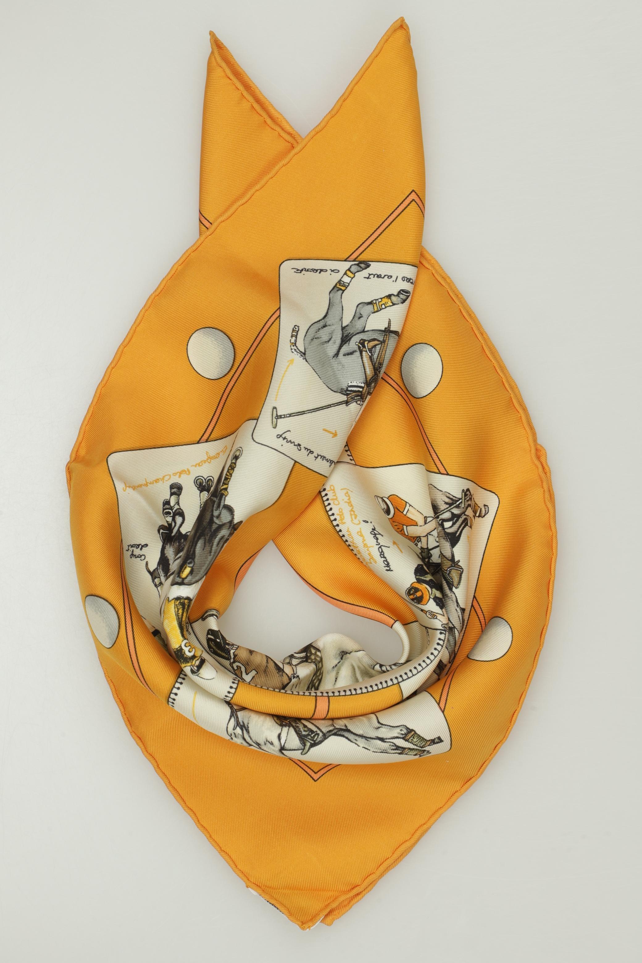 

Hermes Damen Schal, orange, Gr.