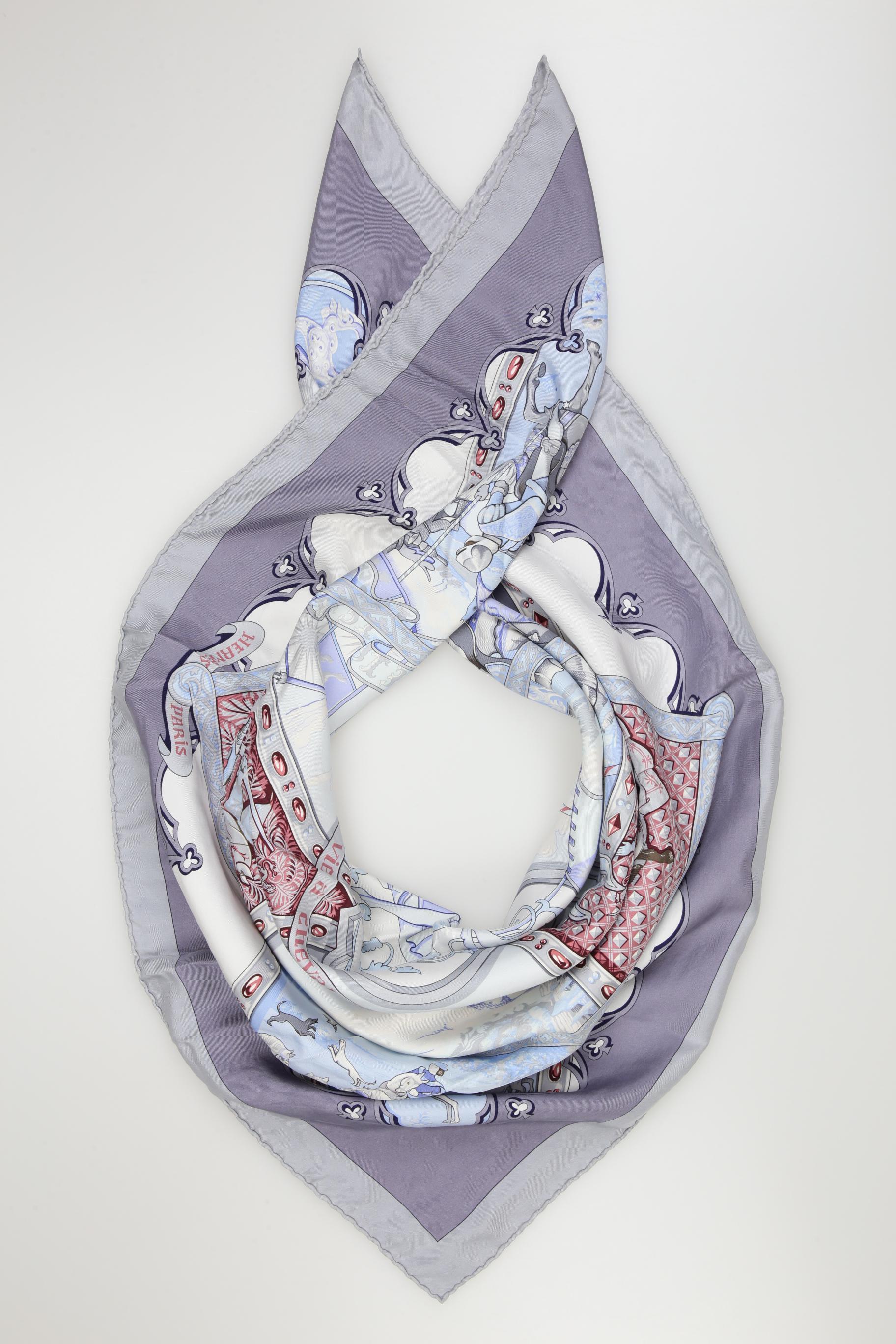 

Hermes Damen Schal, hellblau, Gr.