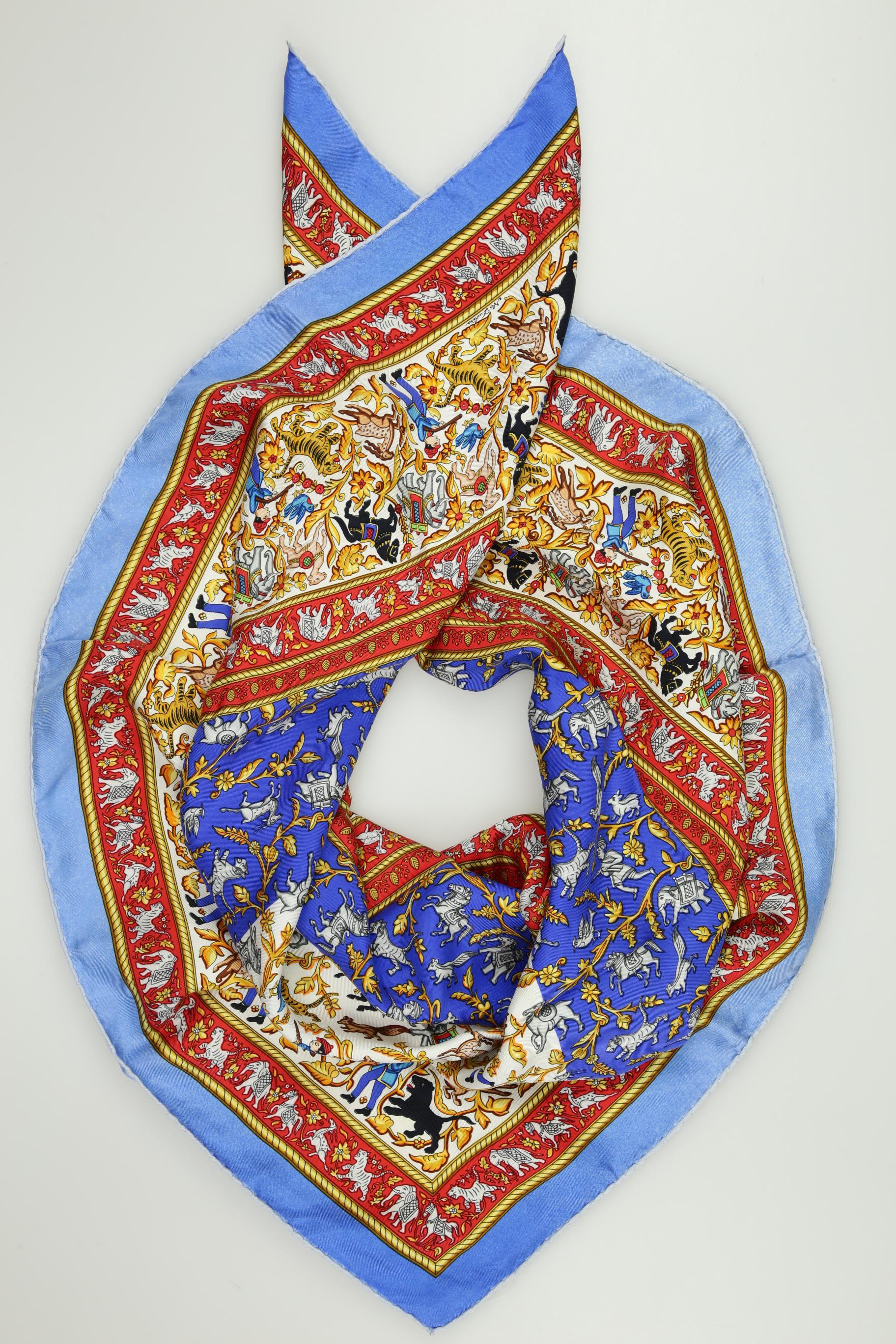 

Hermes Damen Schal, blau, Gr.