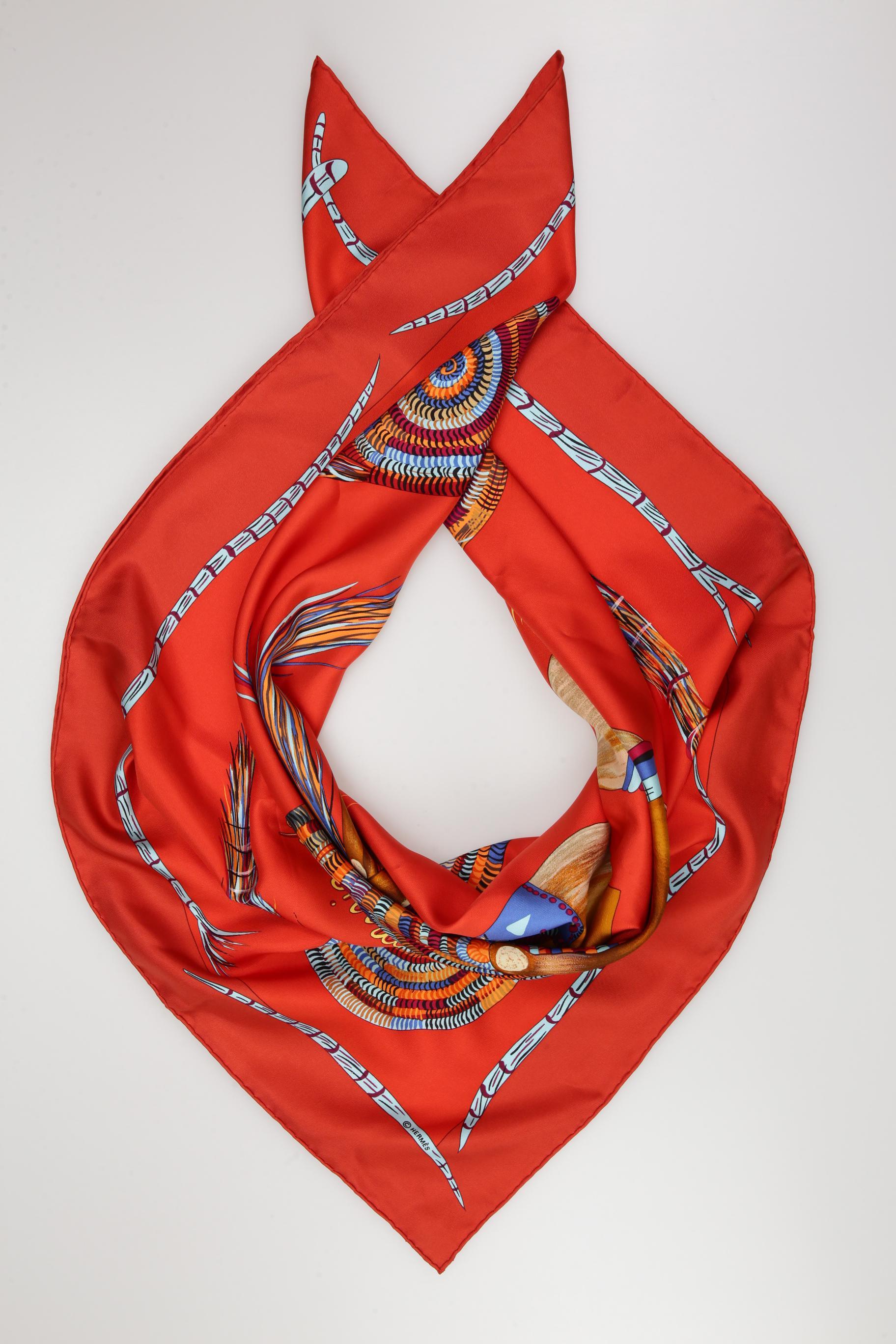 

Hermes Damen Schal, rot