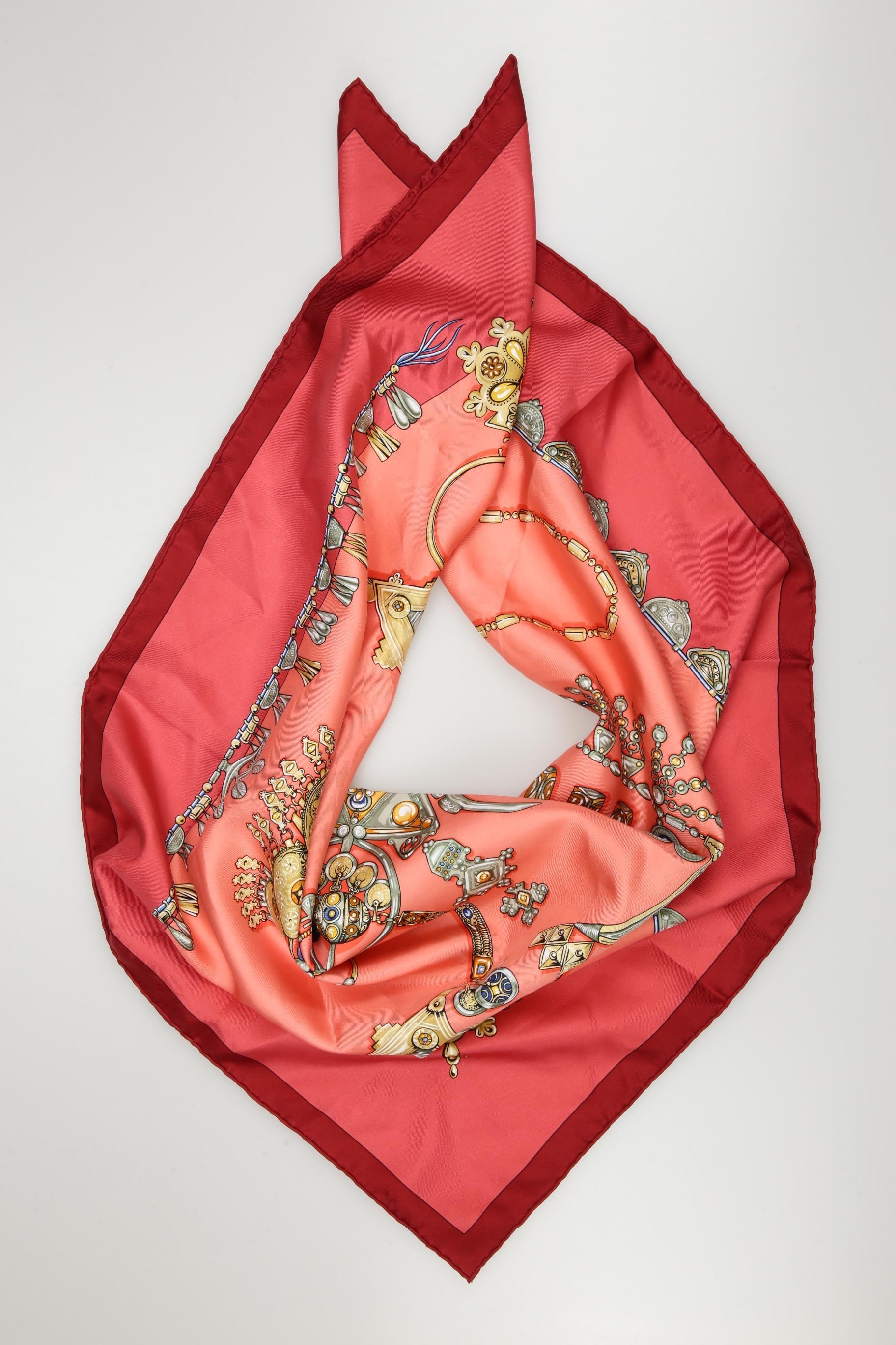 

Hermes Damen Schal, pink, Gr.
