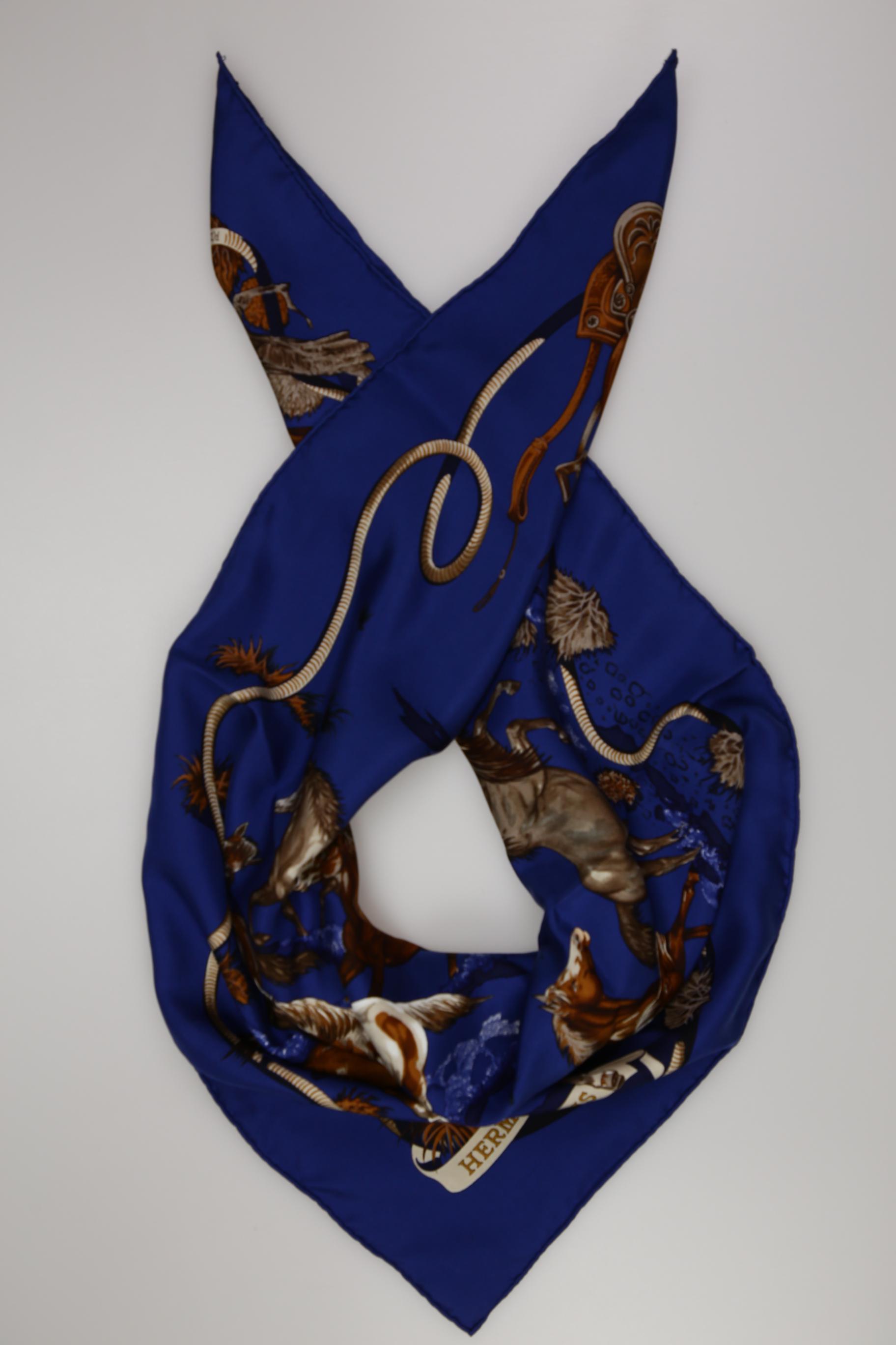 

Hermes Damen Schal, marineblau, Gr.