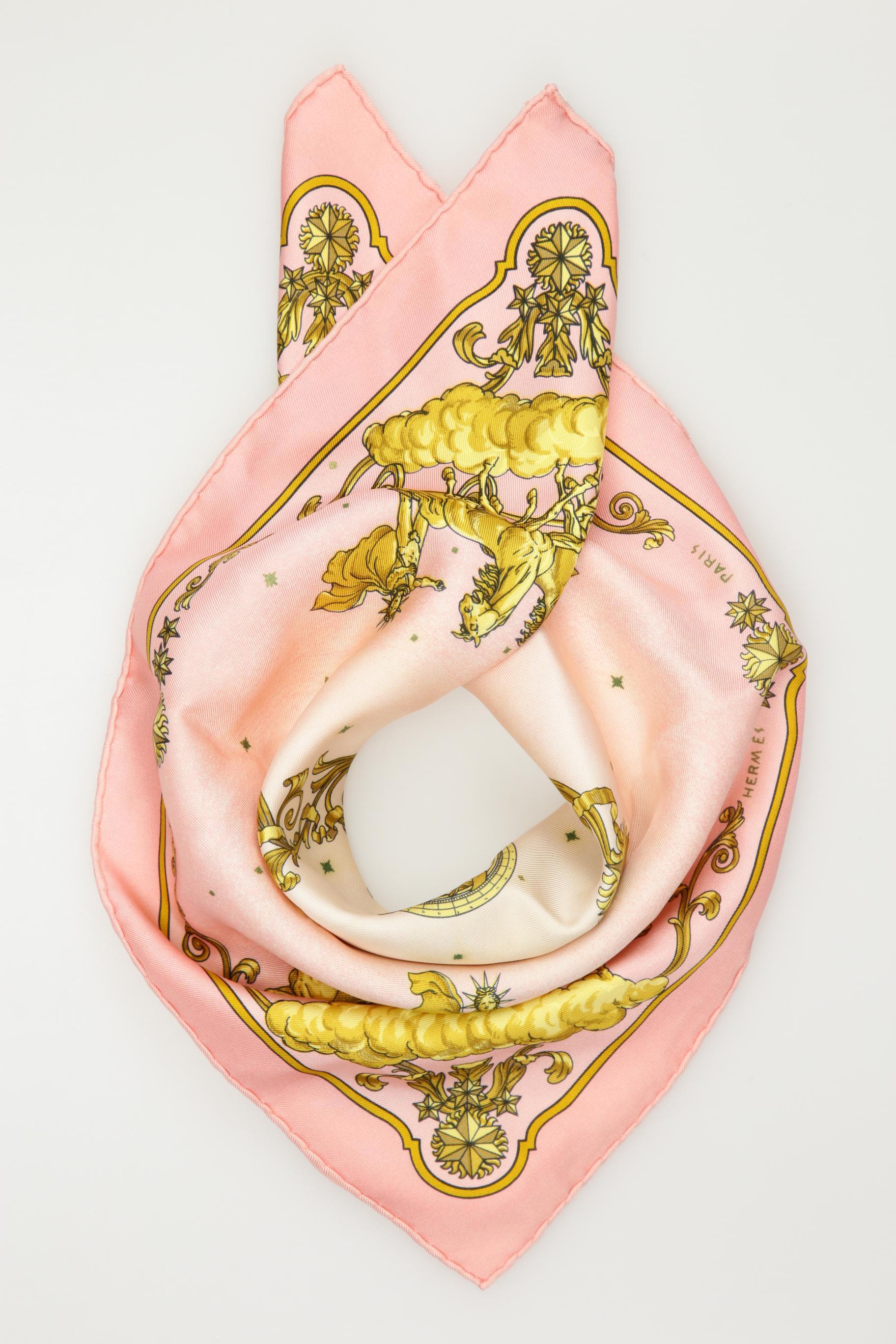 

Hermes Damen Schal, pink, Gr.