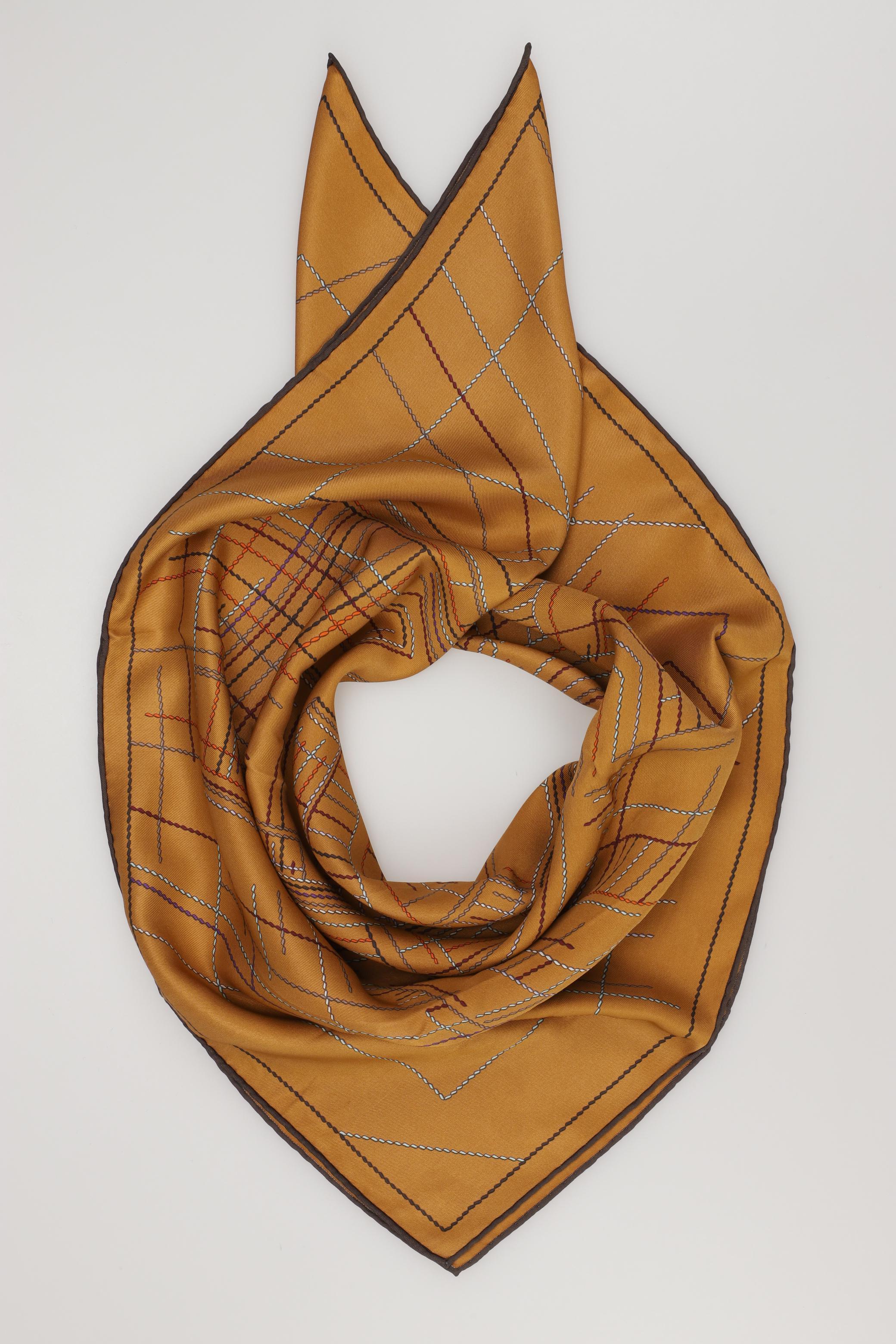

Hermes Damen Schal, braun, Gr.