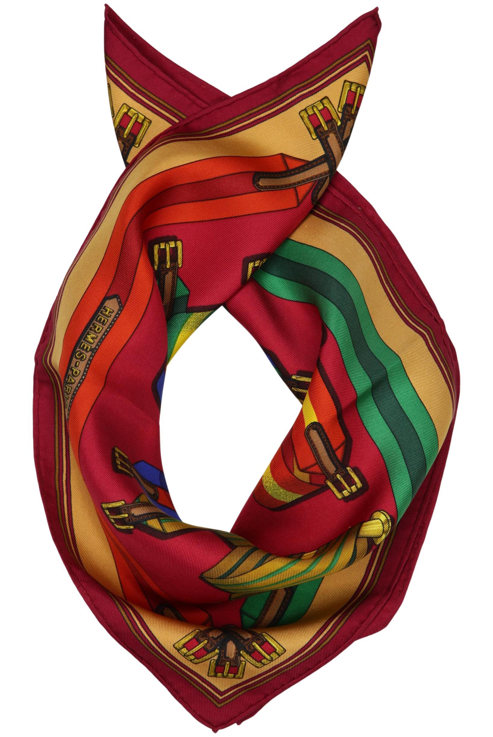 

Hermes Damen Schal, bordeaux, Gr.