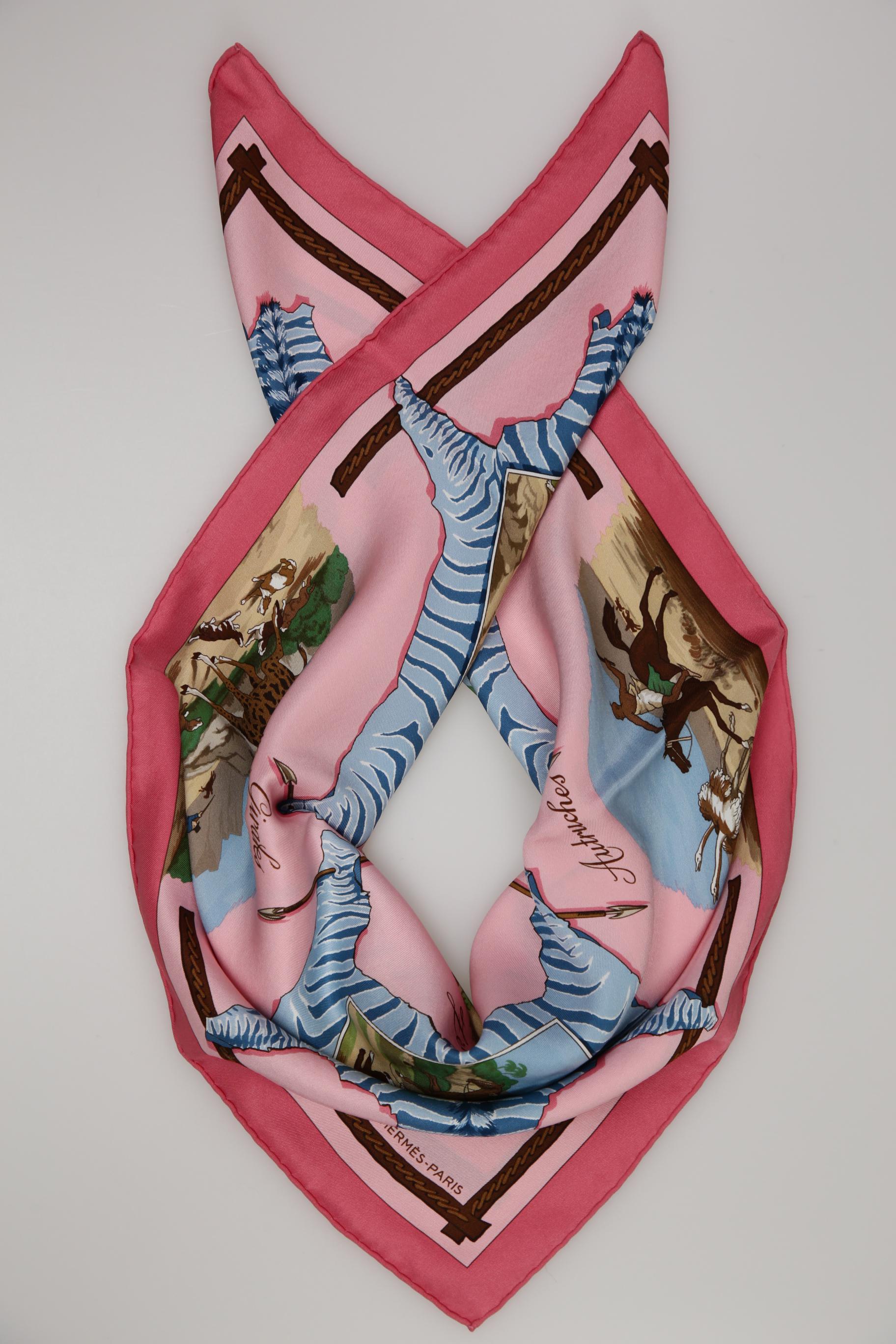 

Hermes Damen Schal, pink, Gr.