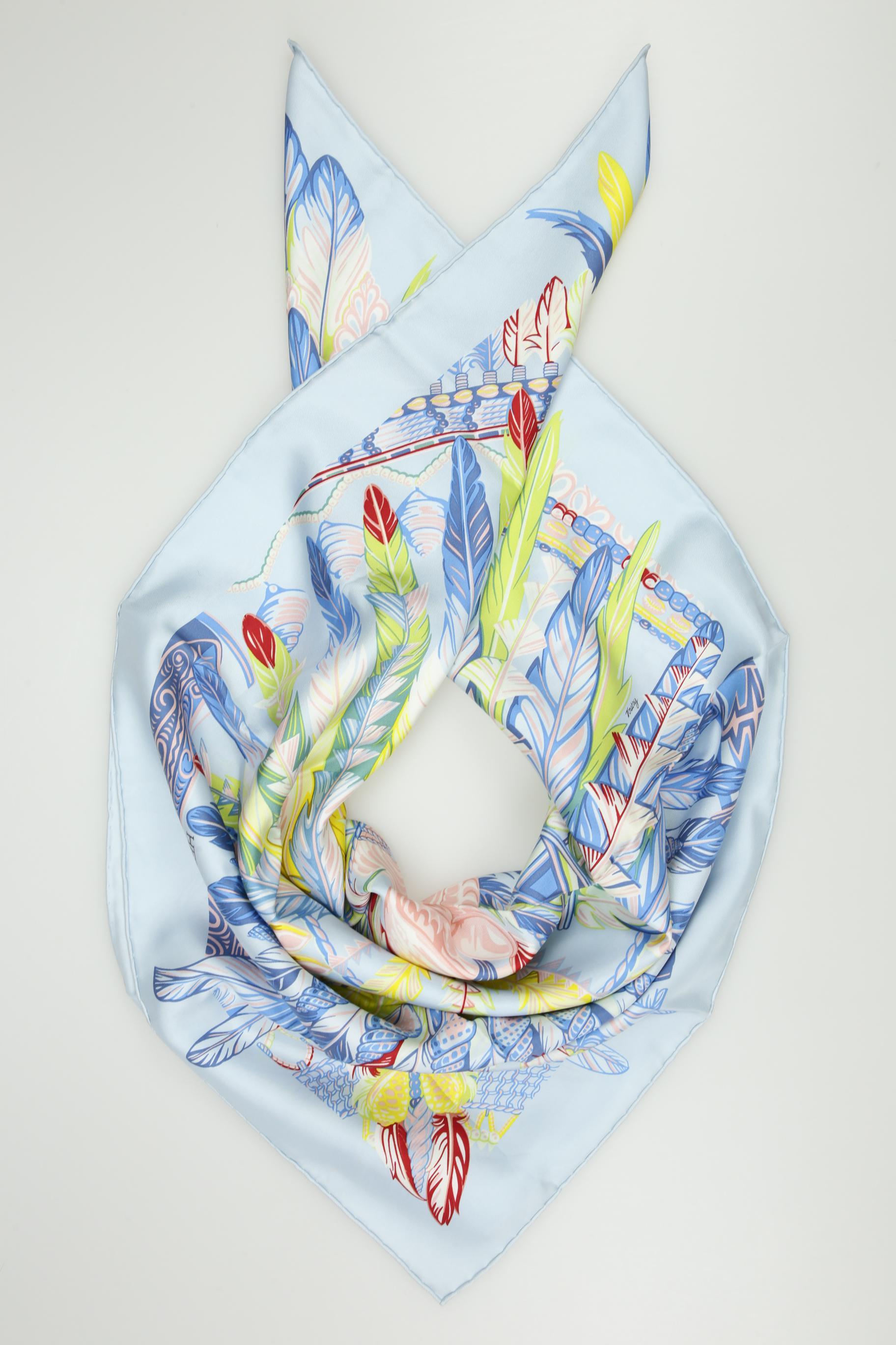 

Hermes Damen Schal, mehrfarbig, Gr.