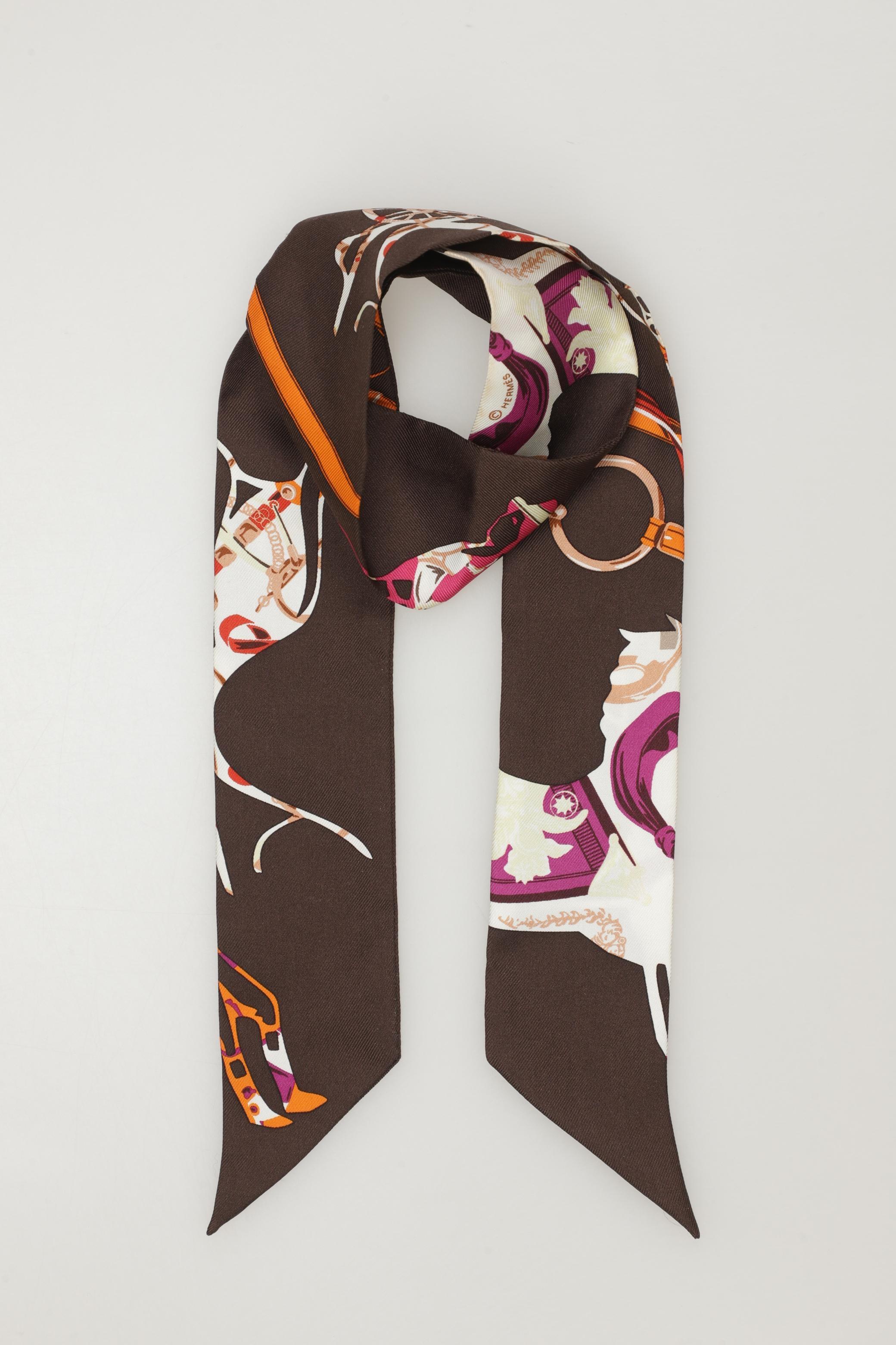 

Hermes Damen Schal, braun, Gr.