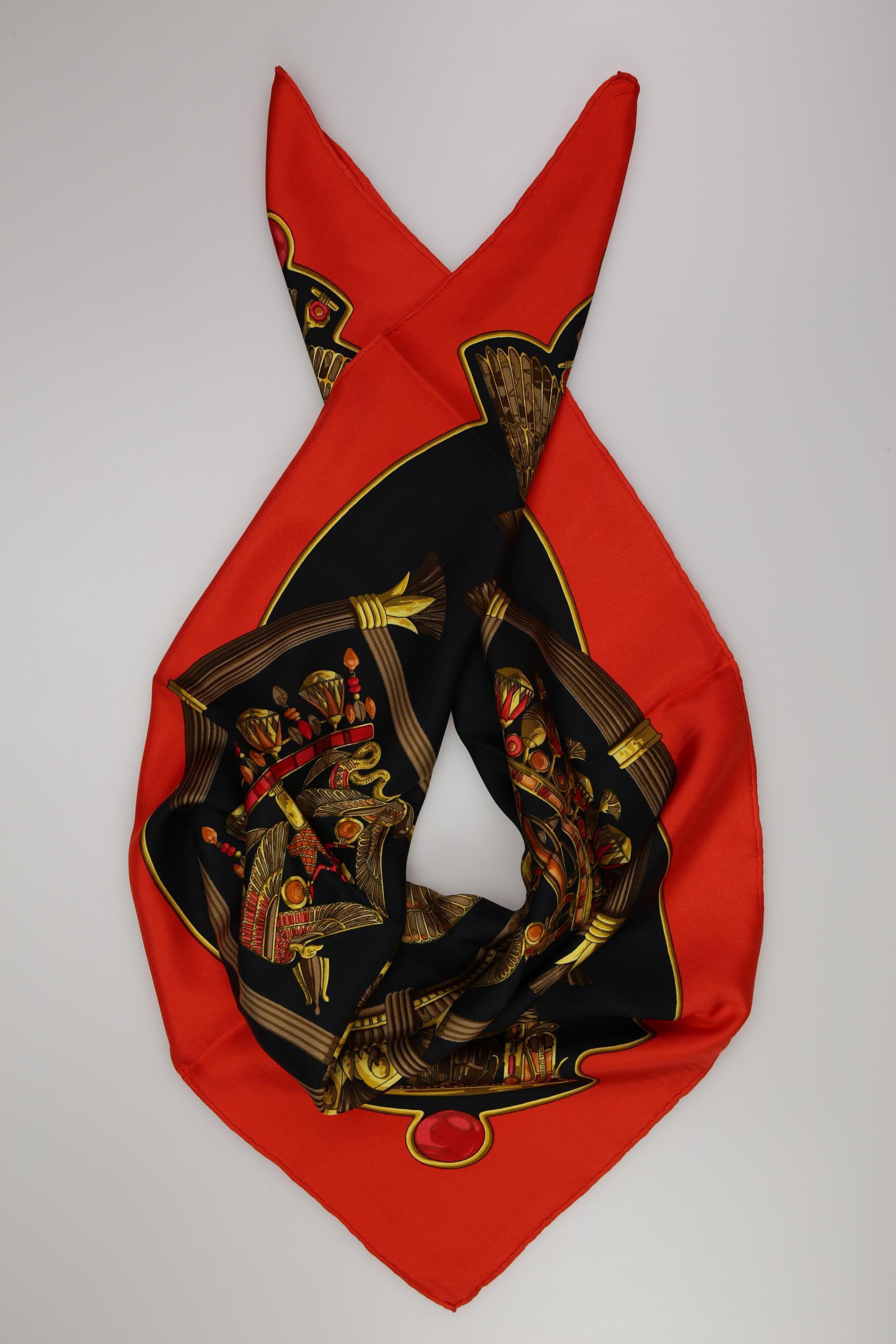 

Hermes Damen Schal, schwarz, Gr.